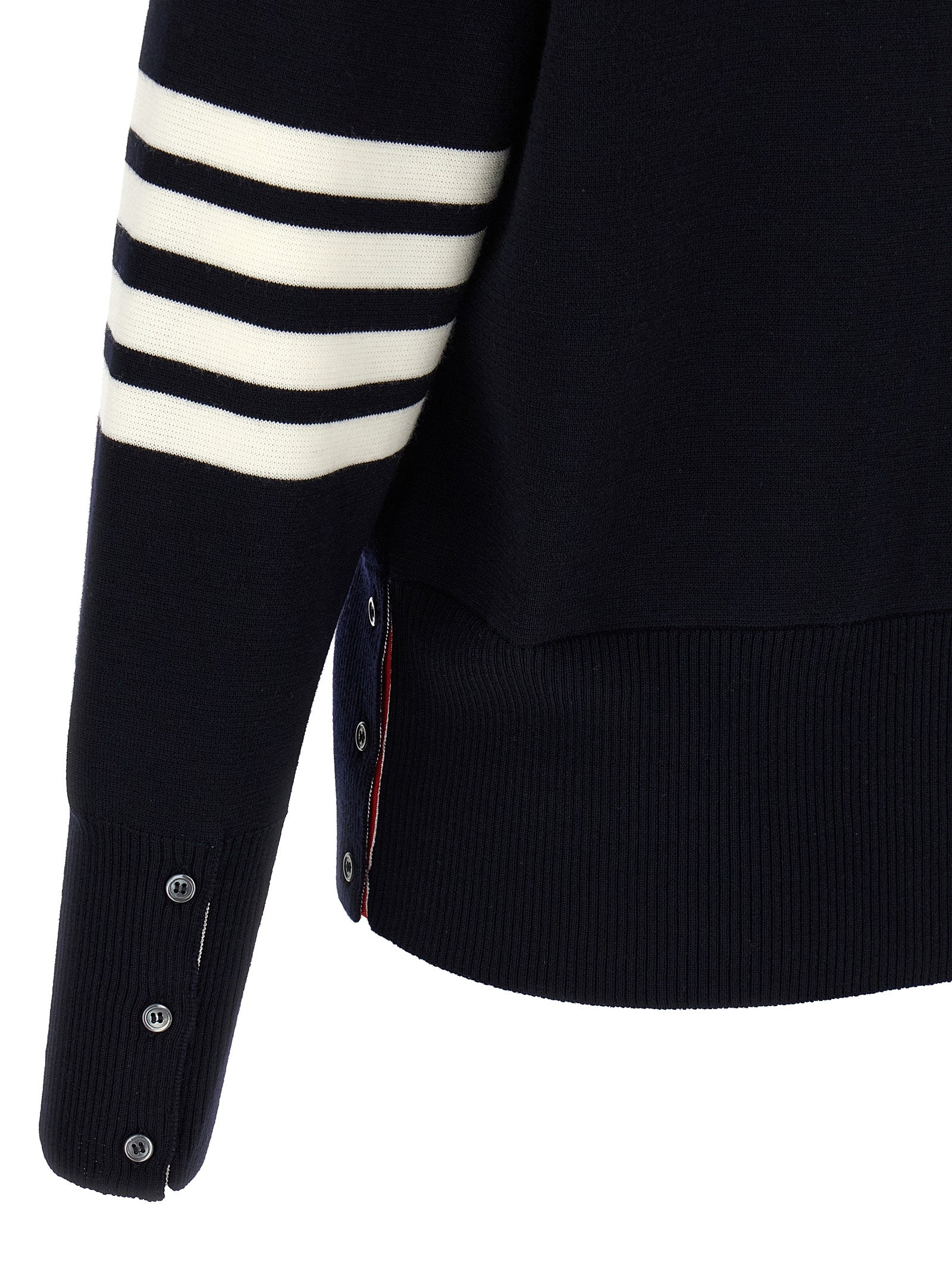 Thom Browne '4-Bar' Wool Cardigan