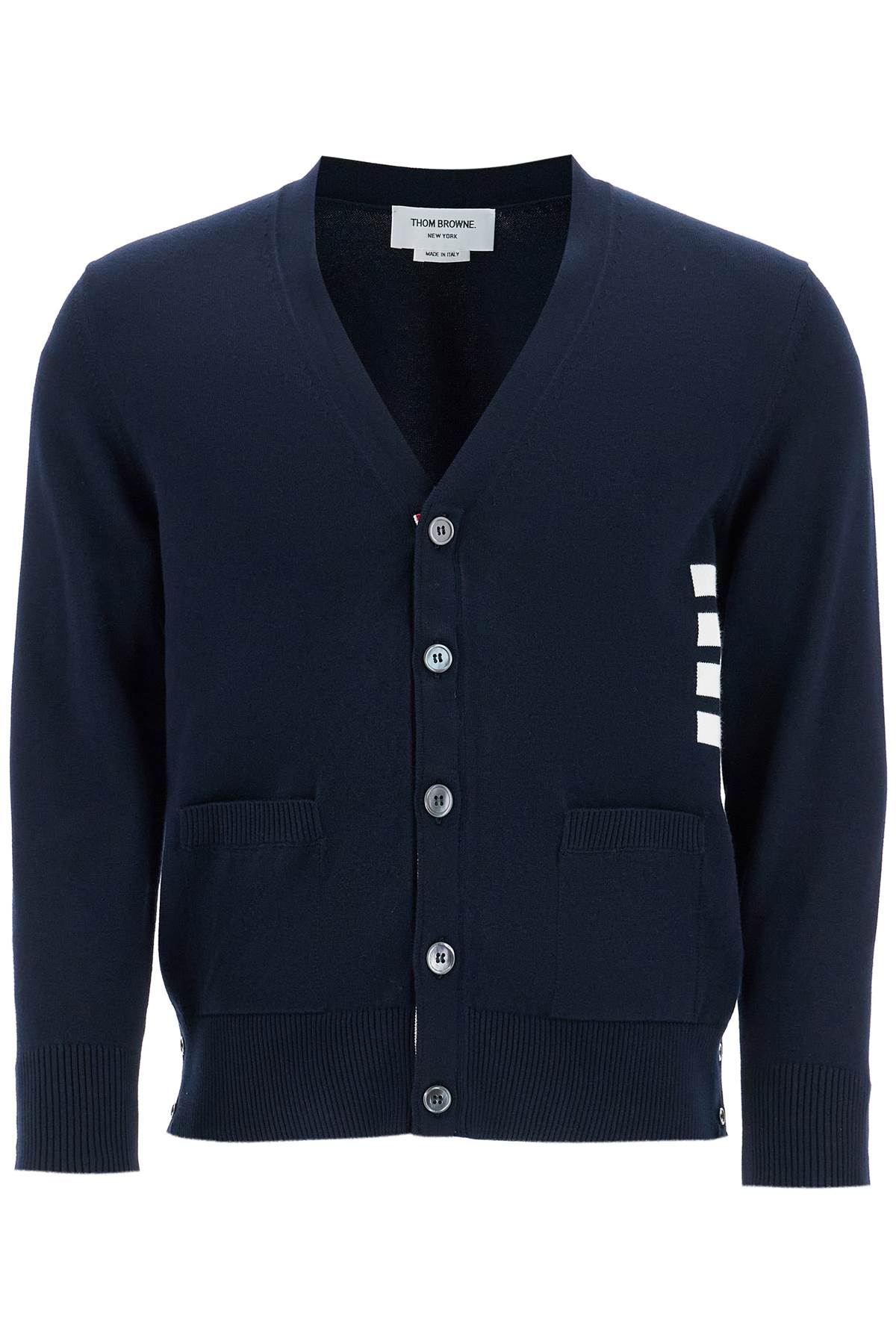 Thom Browne 4-Bar Cotton Cardigan For