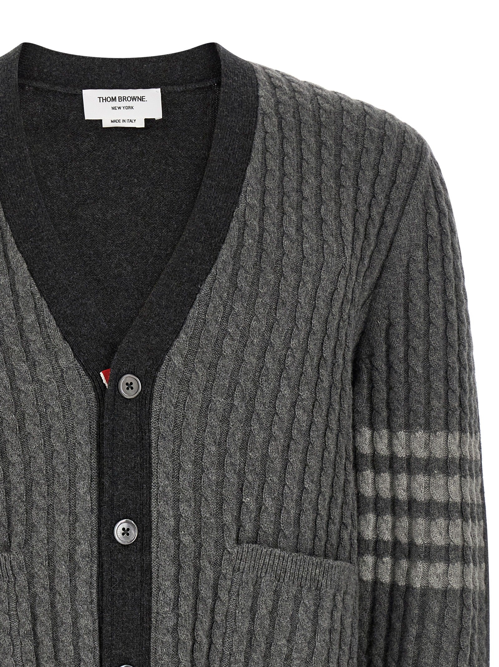 Thom Browne 2-In-1 Trompe L'Œil Cardigan