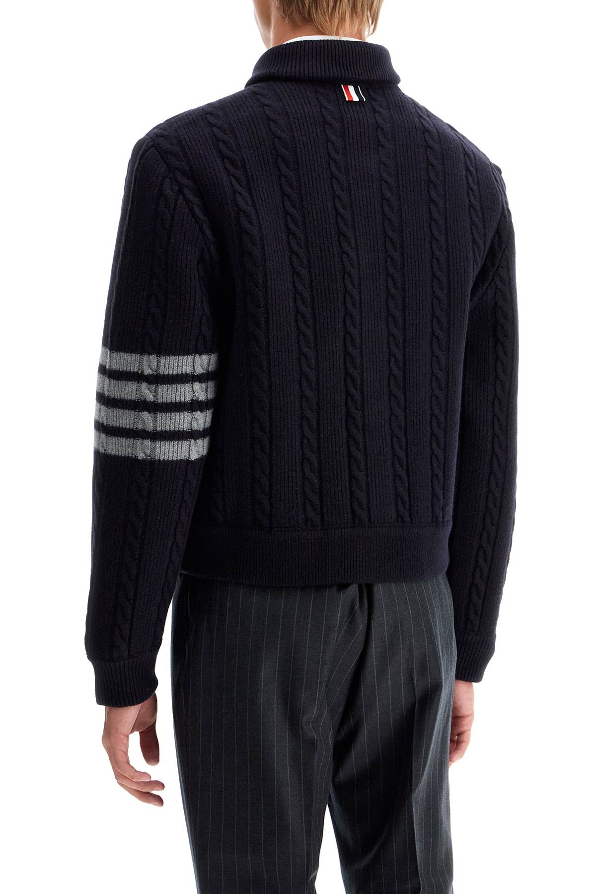 Thom Browne Wool 4-Bar B Blue