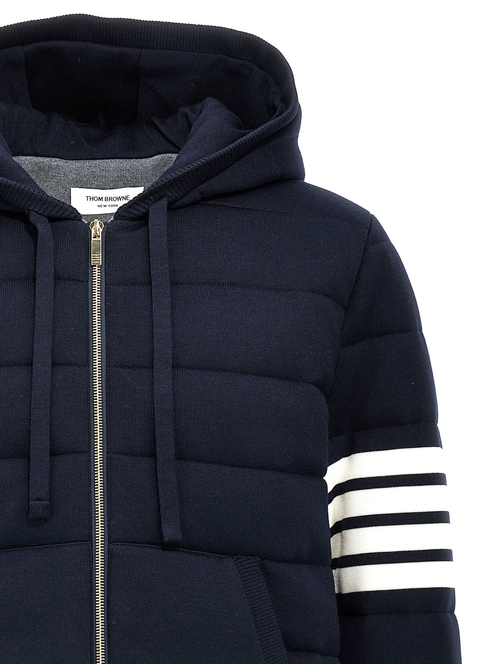 Thom Browne '4 Bar' Hooded Jacket