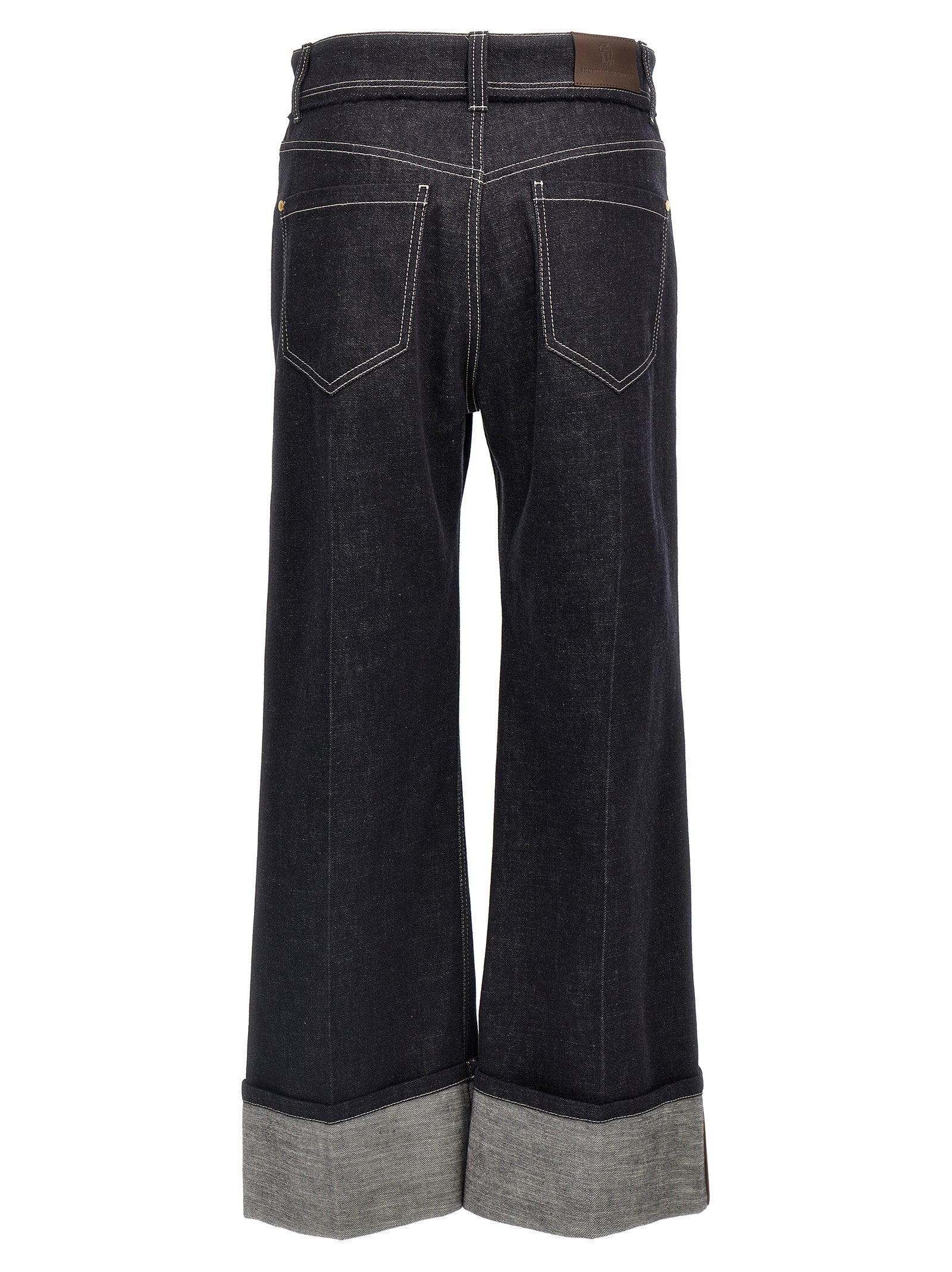 Brunello Cucinelli Turn Up Jeans