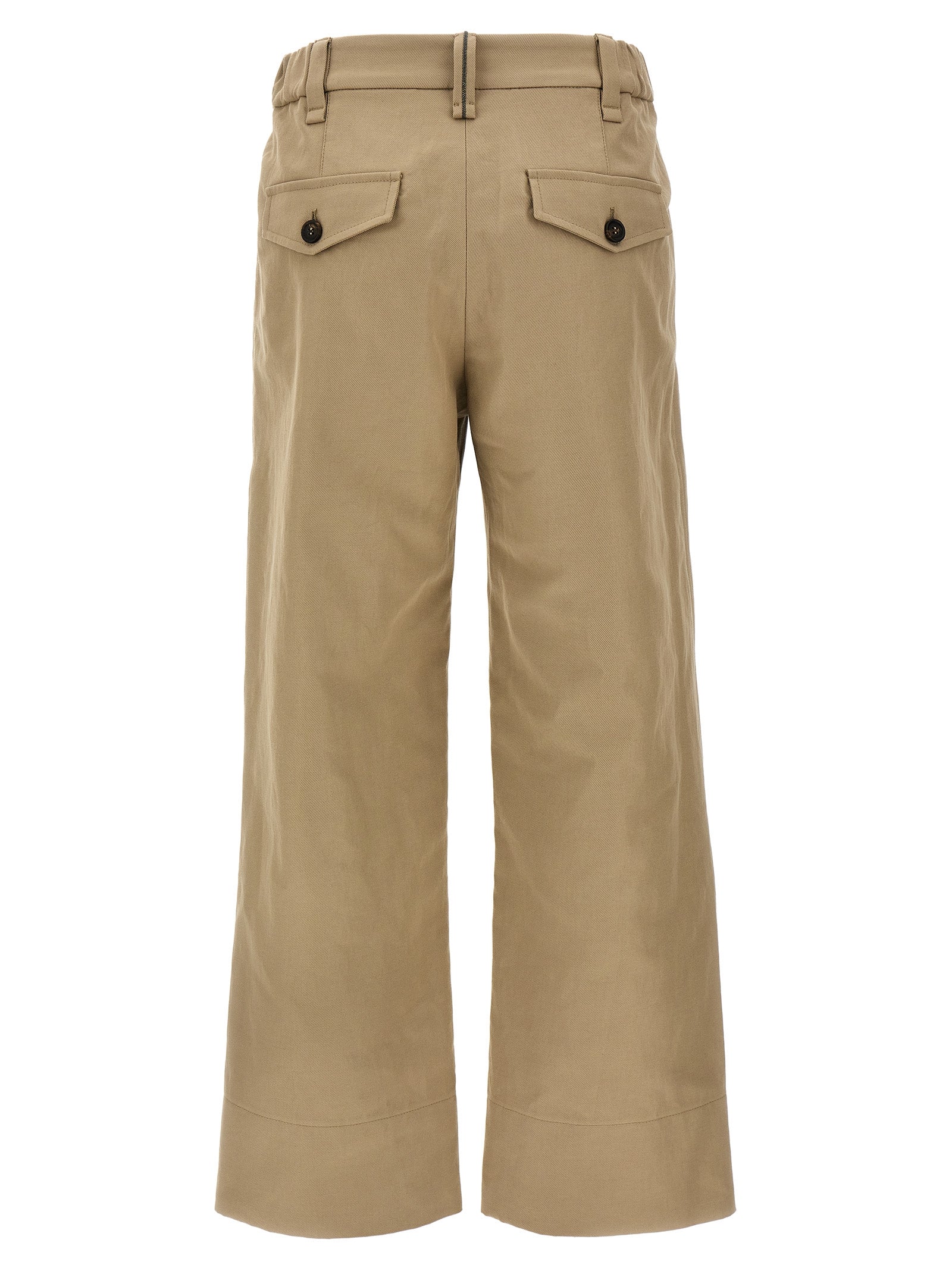 Brunello Cucinelli Linen Cotton Trousers