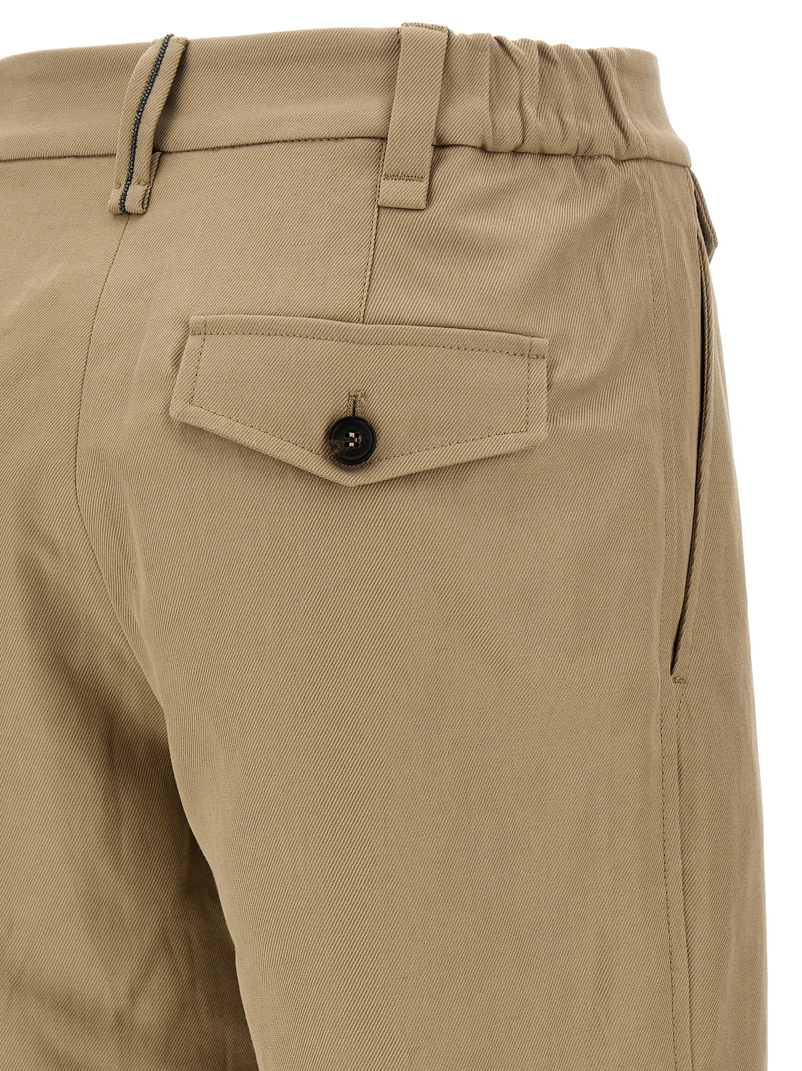 Brunello Cucinelli Linen Cotton Trousers