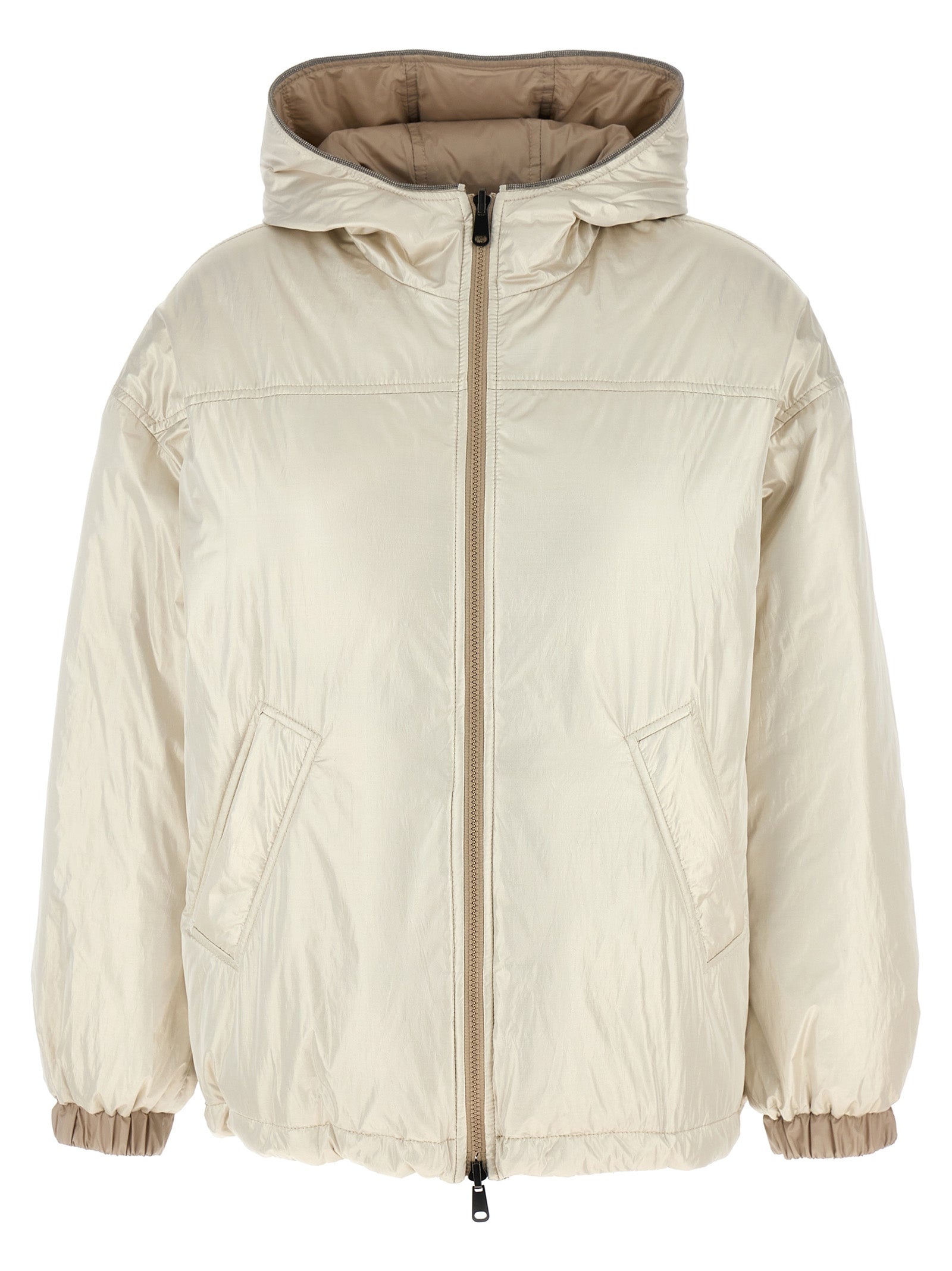 Brunello Cucinelli Laminated Reversible Down Jacket