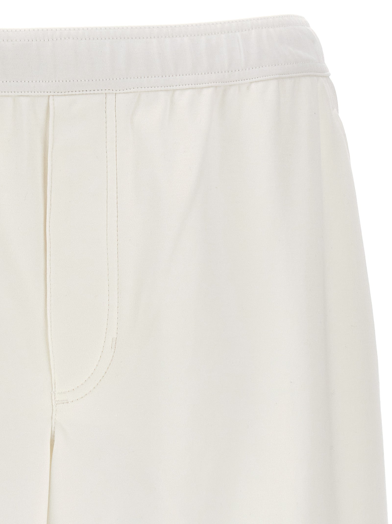 Brunello Cucinelli Logo Embroidery Bermuda Shorts