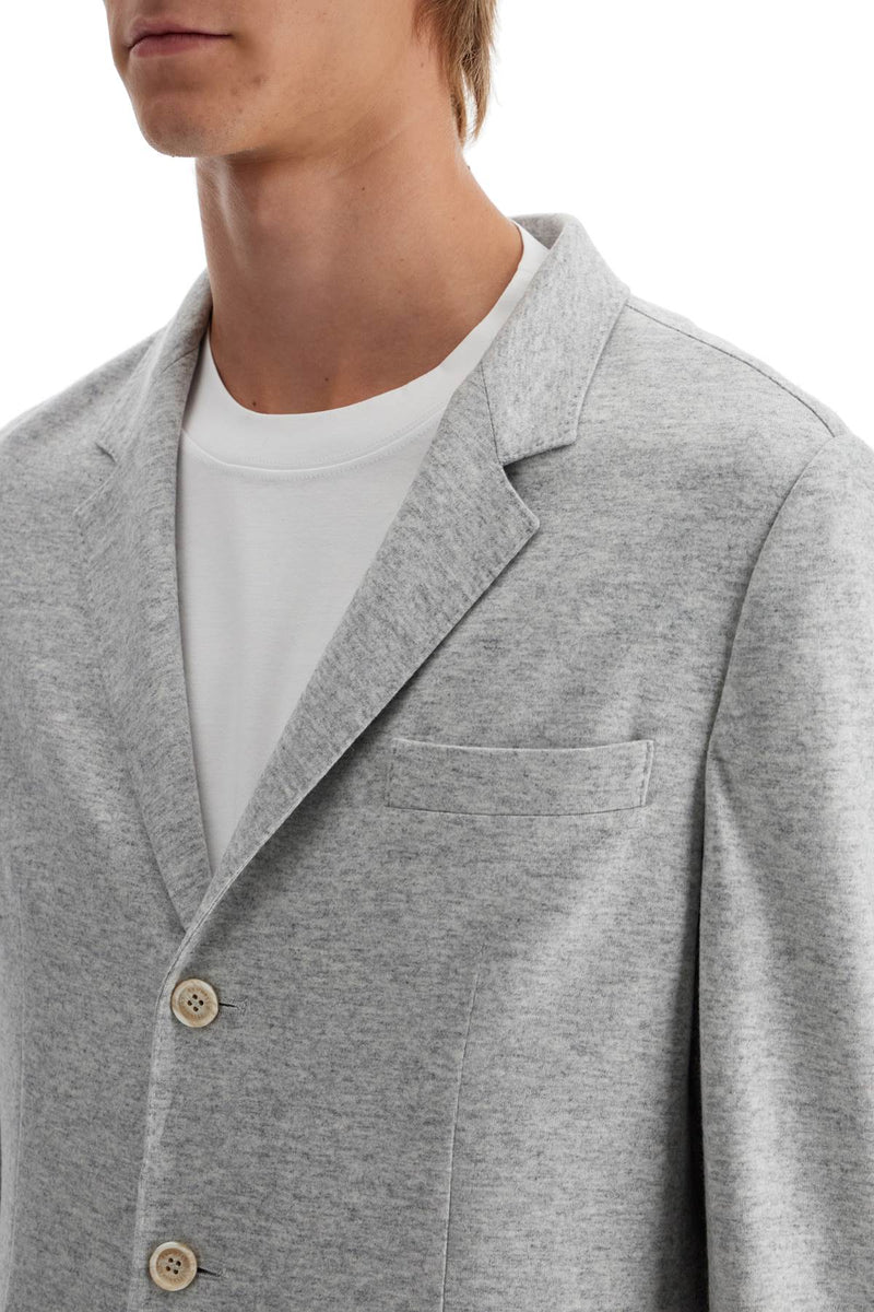 Brunello Cucinelli Cashmere Jersey Blazer For A Grey