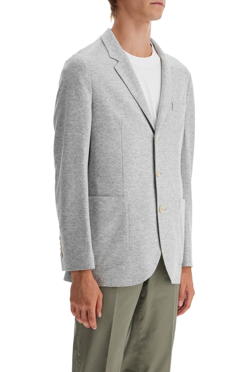 Brunello Cucinelli Cashmere Jersey Blazer For A Grey