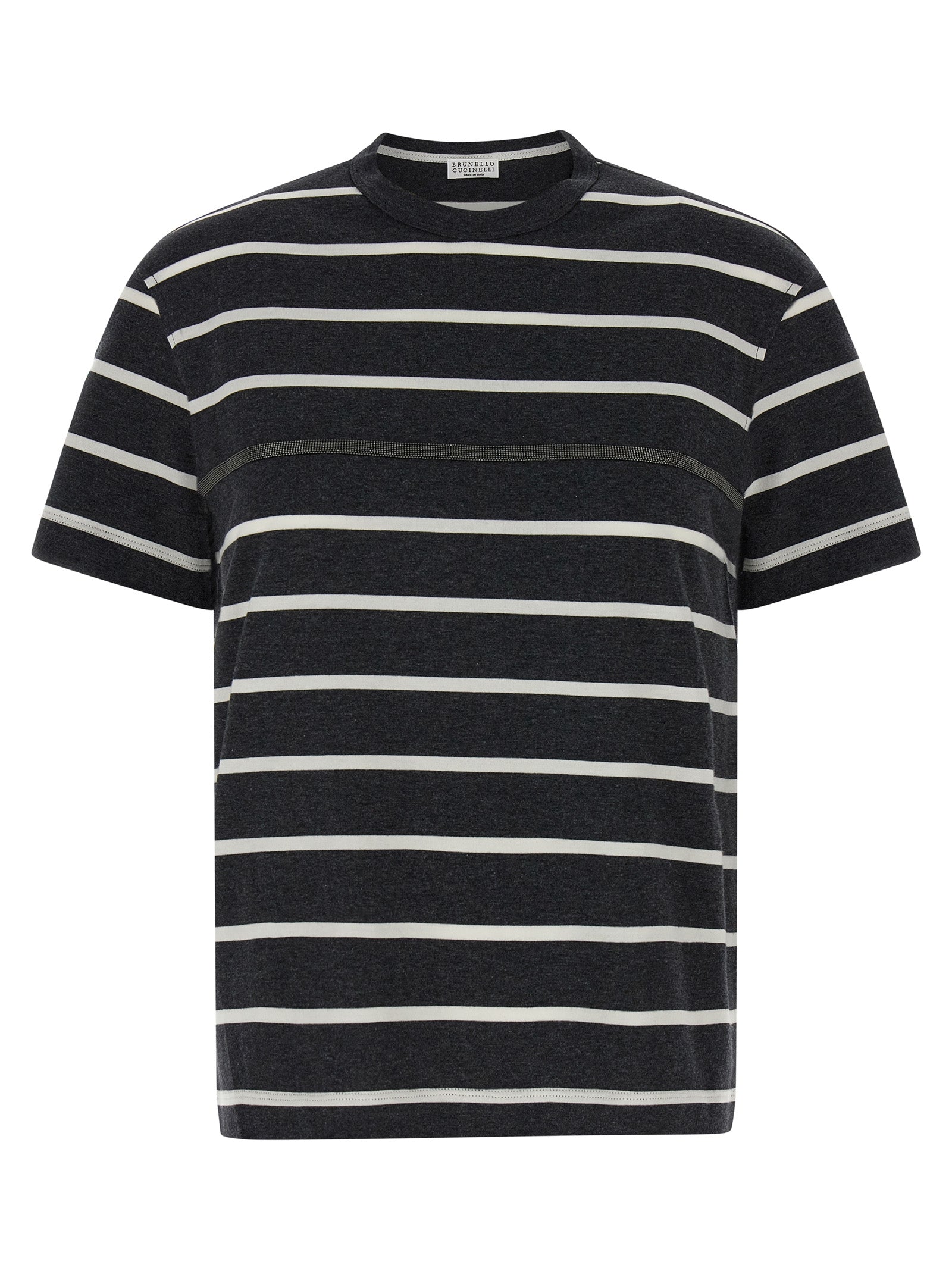 Brunello Cucinelli Monile Stripes T-Shirt