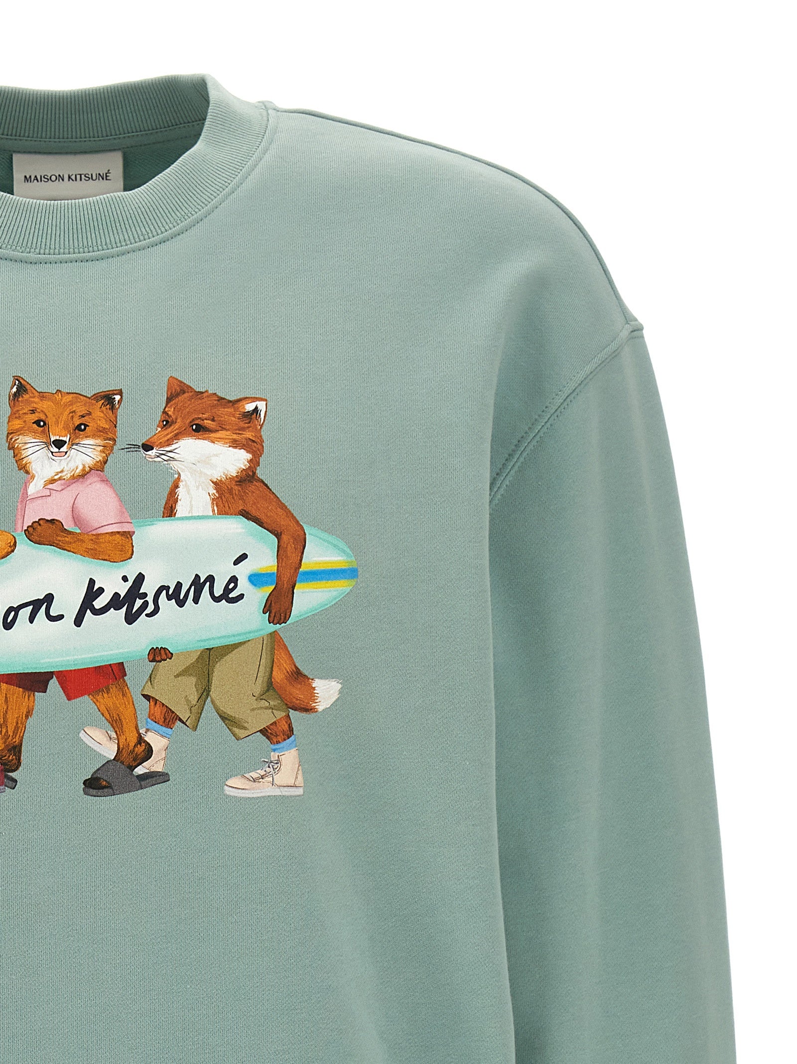 Maison Kitsune 'Surfing Fox' Sweatshirt