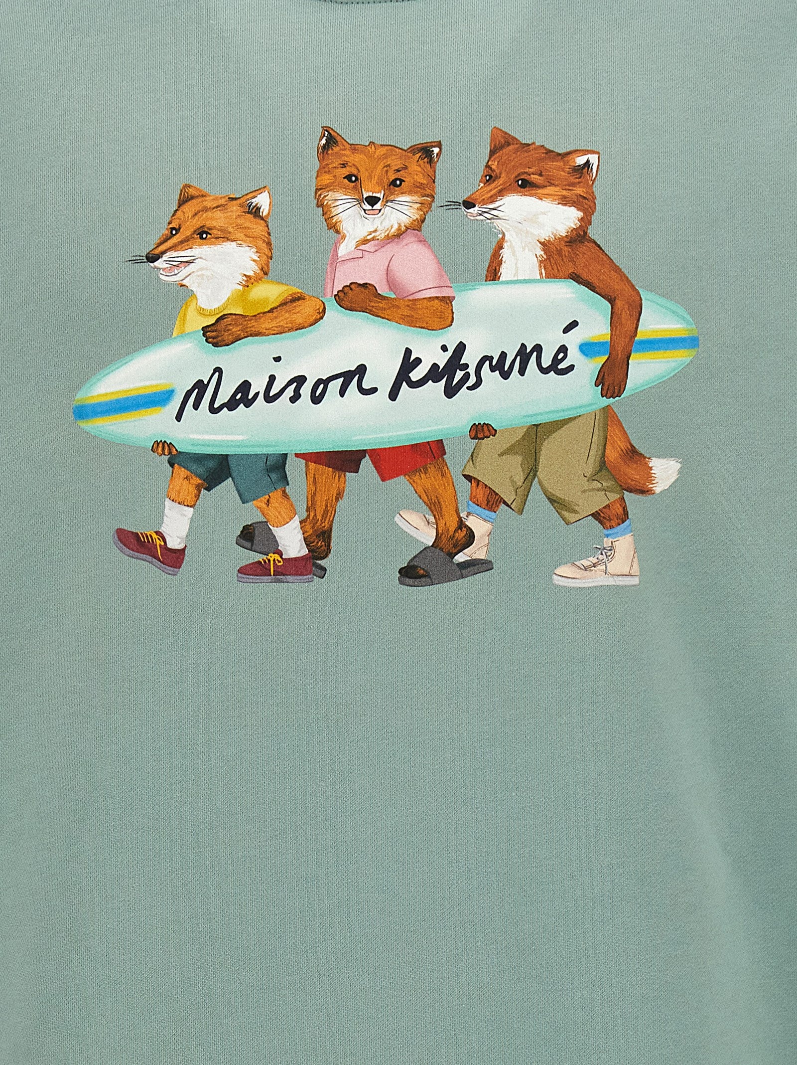 Maison Kitsune 'Surfing Fox' Sweatshirt