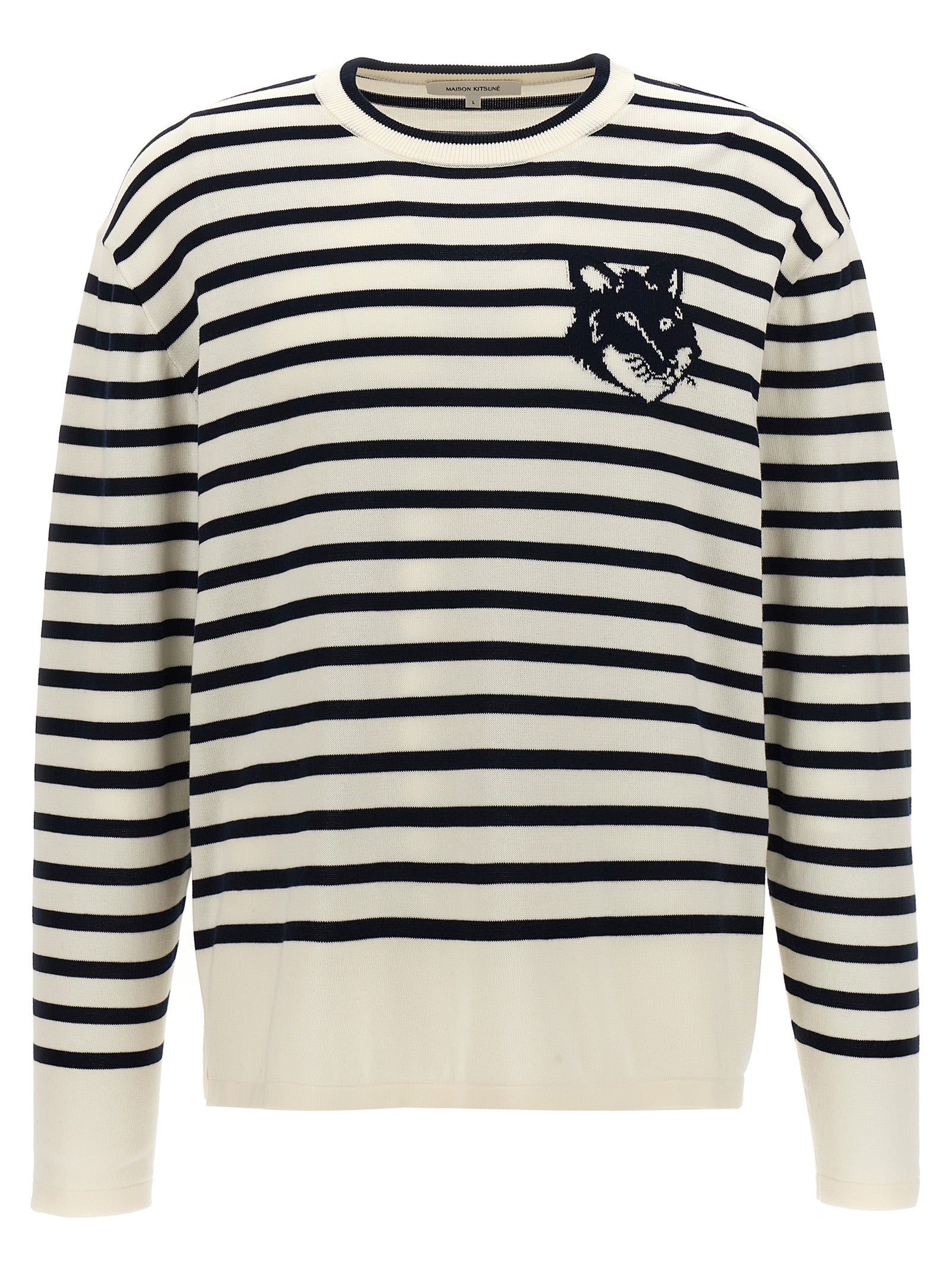 Maison Kitsune 'Fox Head' Sweater