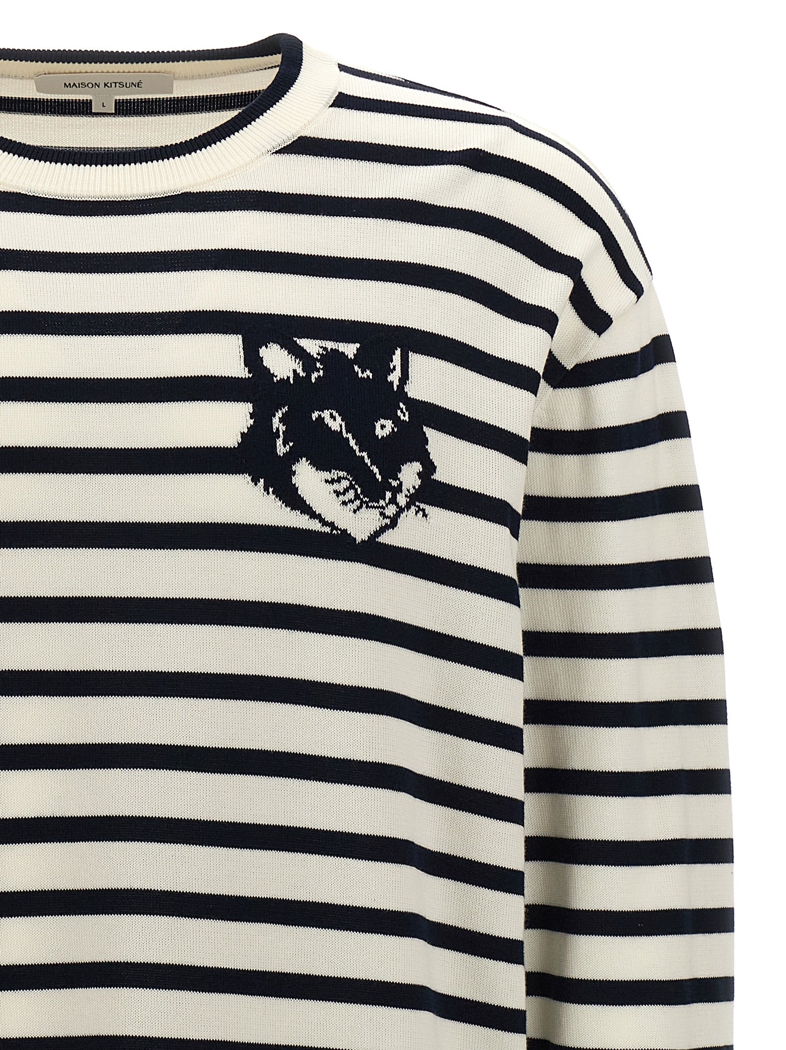 Maison Kitsune 'Fox Head' Sweater