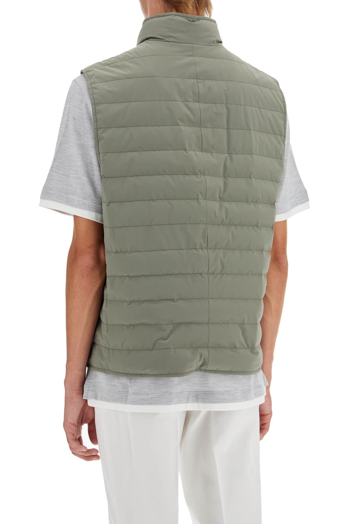 Brunello Cucinelli Lightweight Sleeveless P Khaki