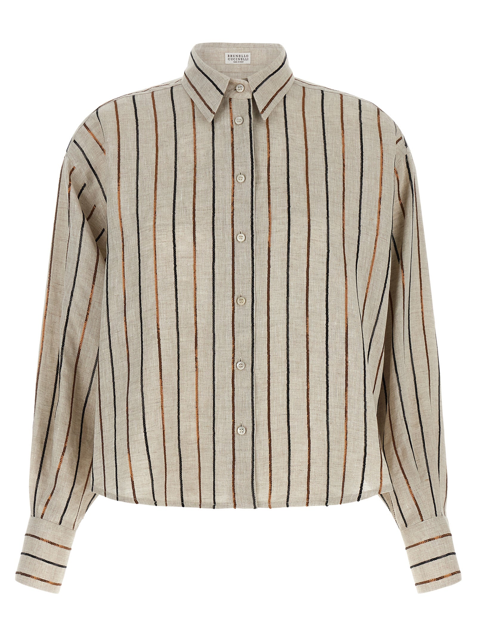 Brunello Cucinelli 'Sparkling Stripes' Shirt