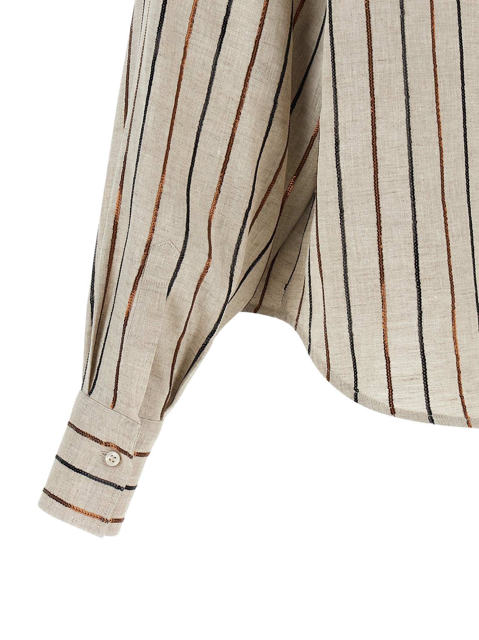 Brunello Cucinelli 'Sparkling Stripes' Shirt
