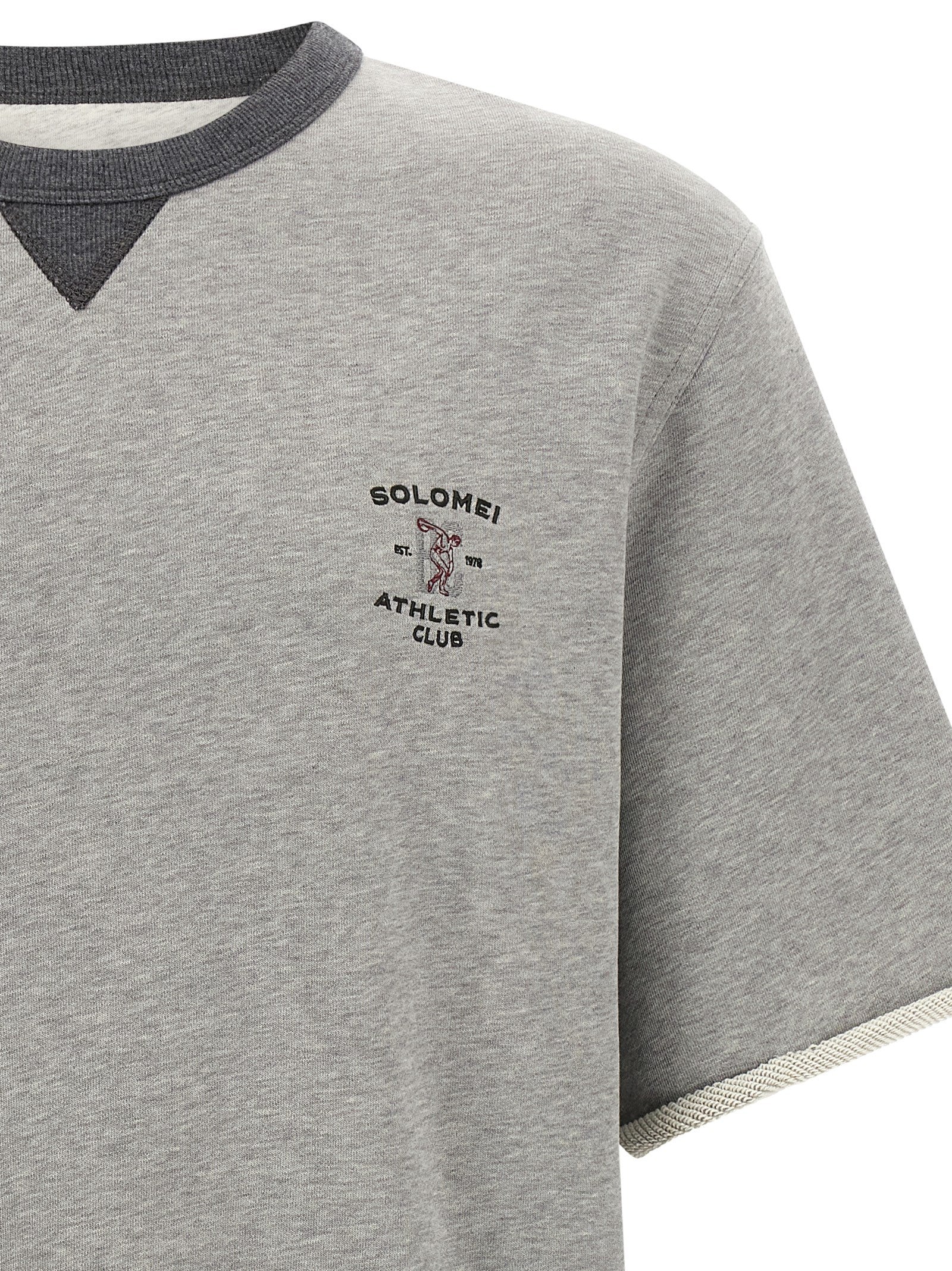 Brunello Cucinelli 'Solomei Athletic Club' Embroidered Sweatshirt