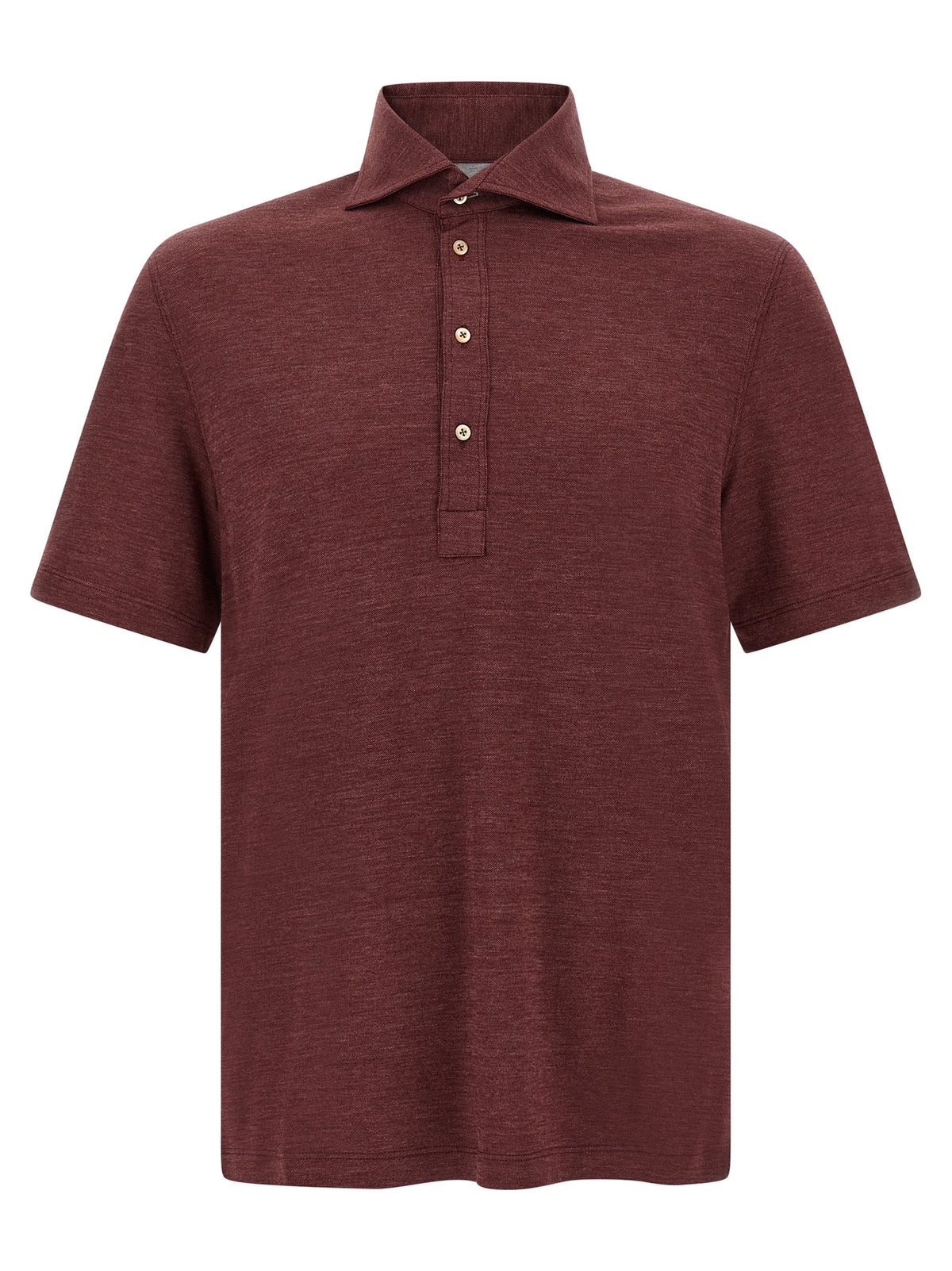 Brunello Cucinelli French Collar Polo Shirt