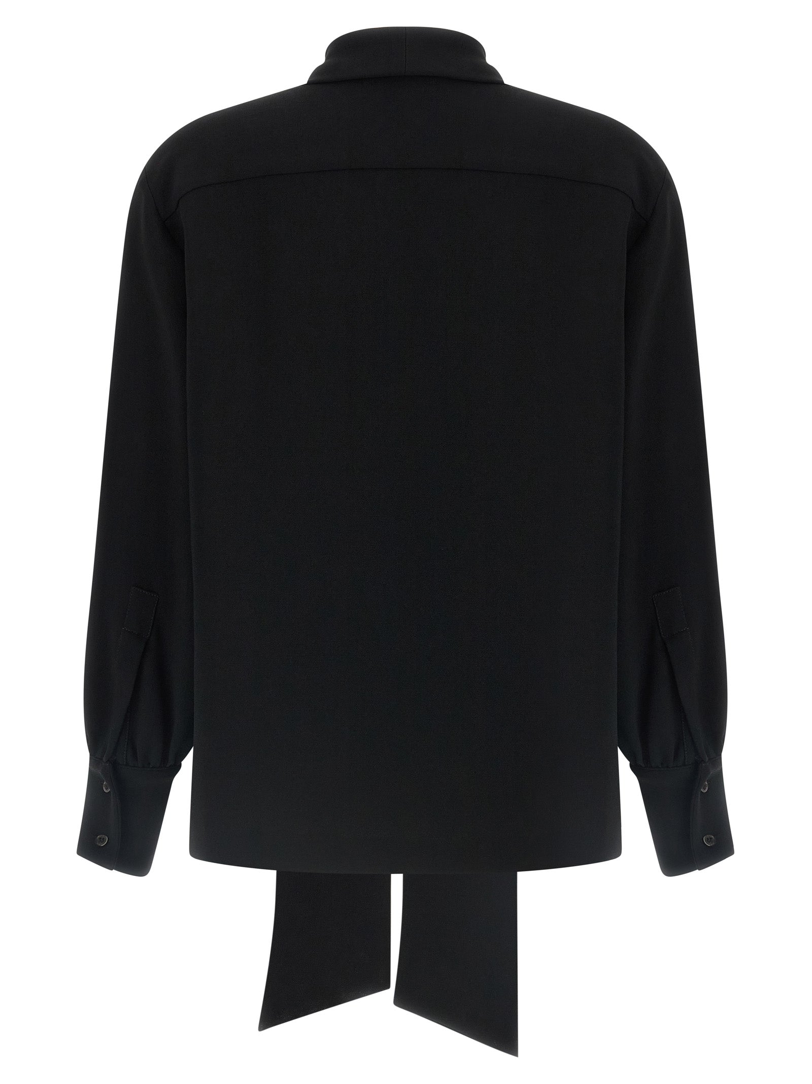 Alberto Biani Lavallière Neck Blouse