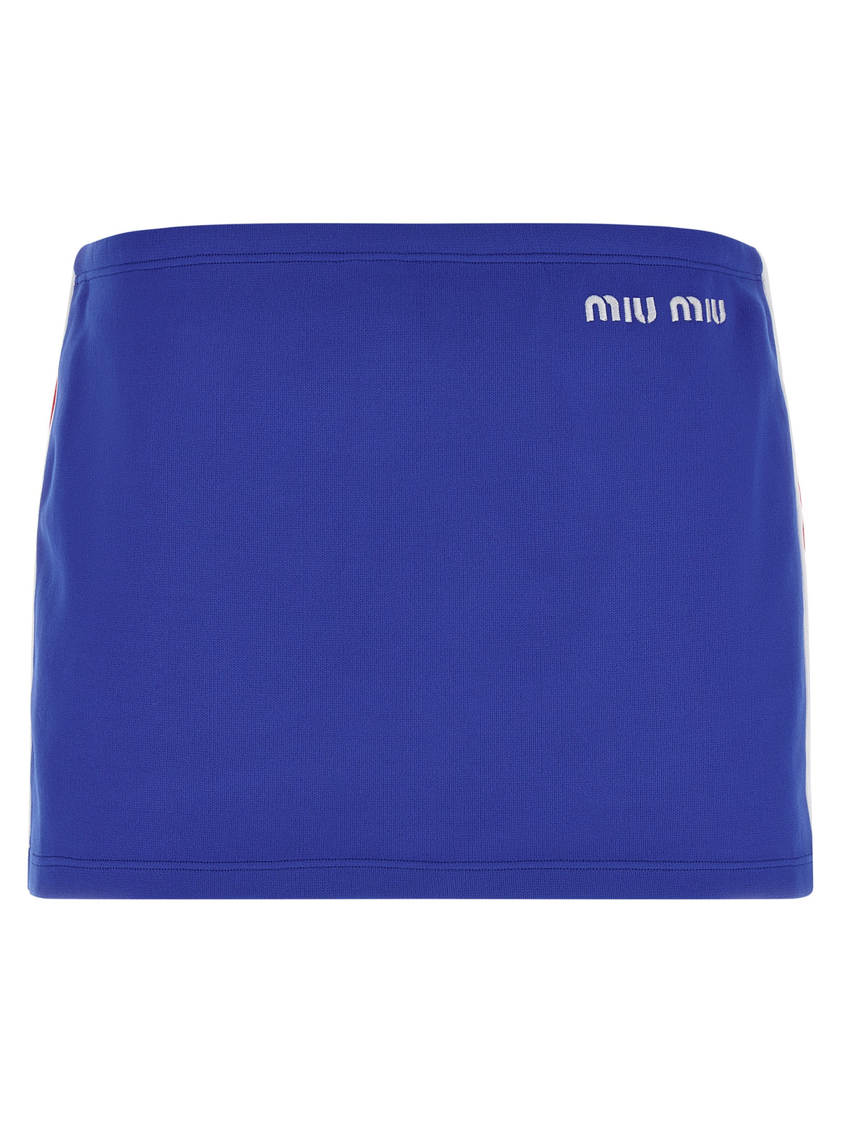 Miu Miu Logo Embroidery Skirt