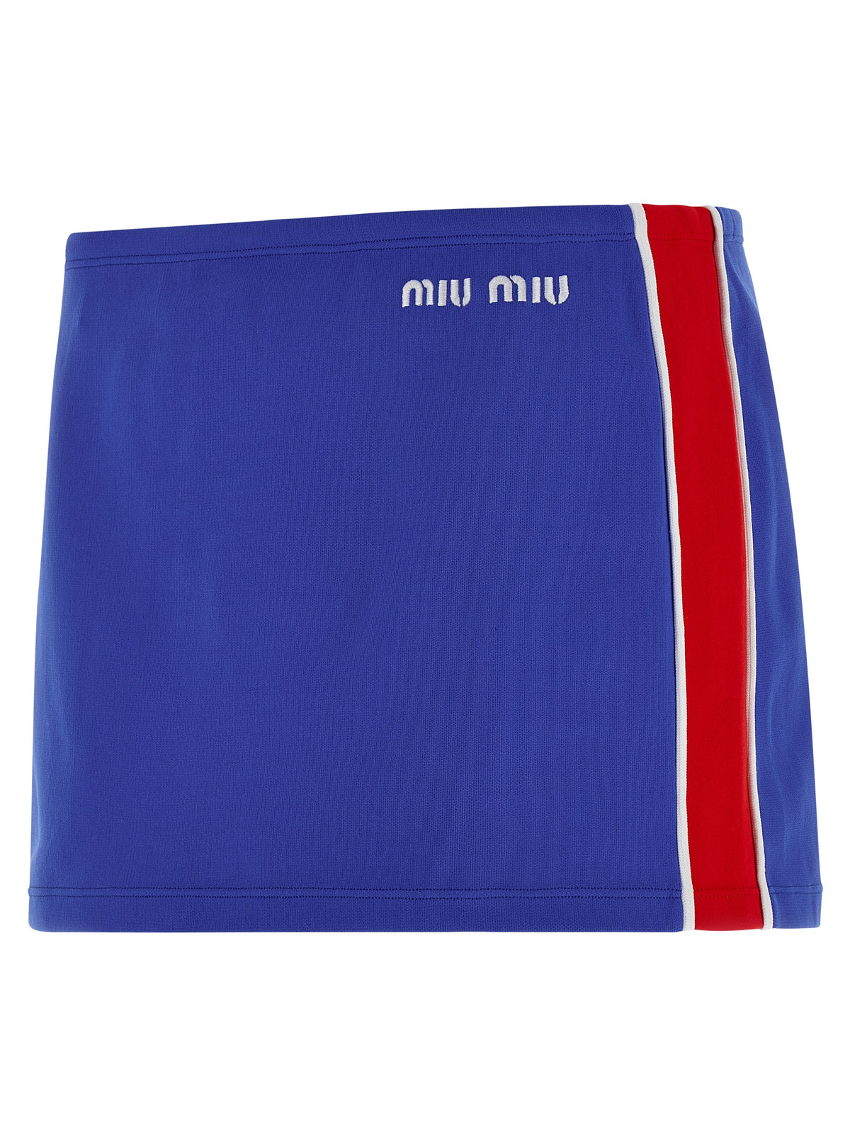 Miu Miu Logo Embroidery Skirt