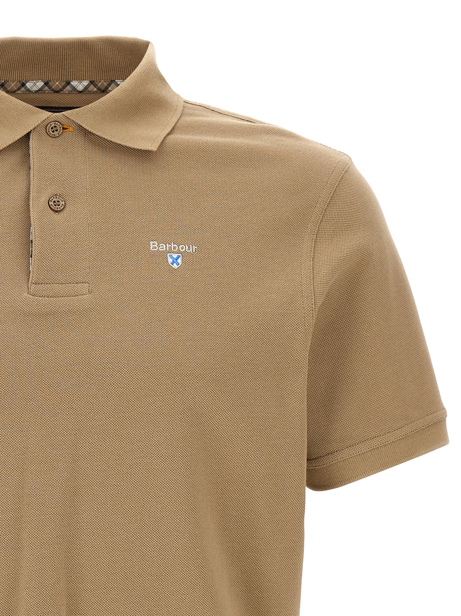 Barbour 'Tartan Piqué' Polo Shirt