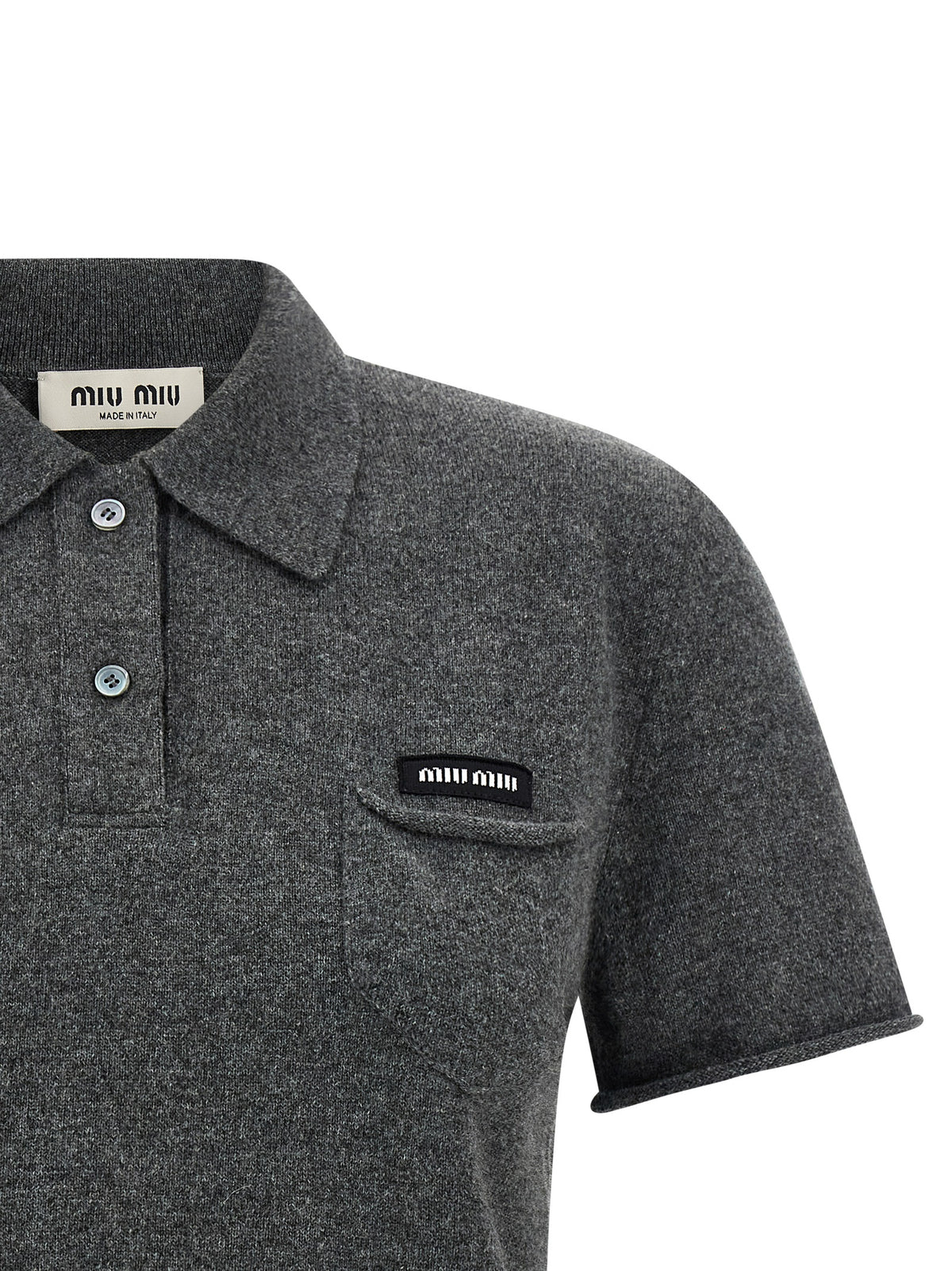 Miu Miu Cashmere Polo Shirt