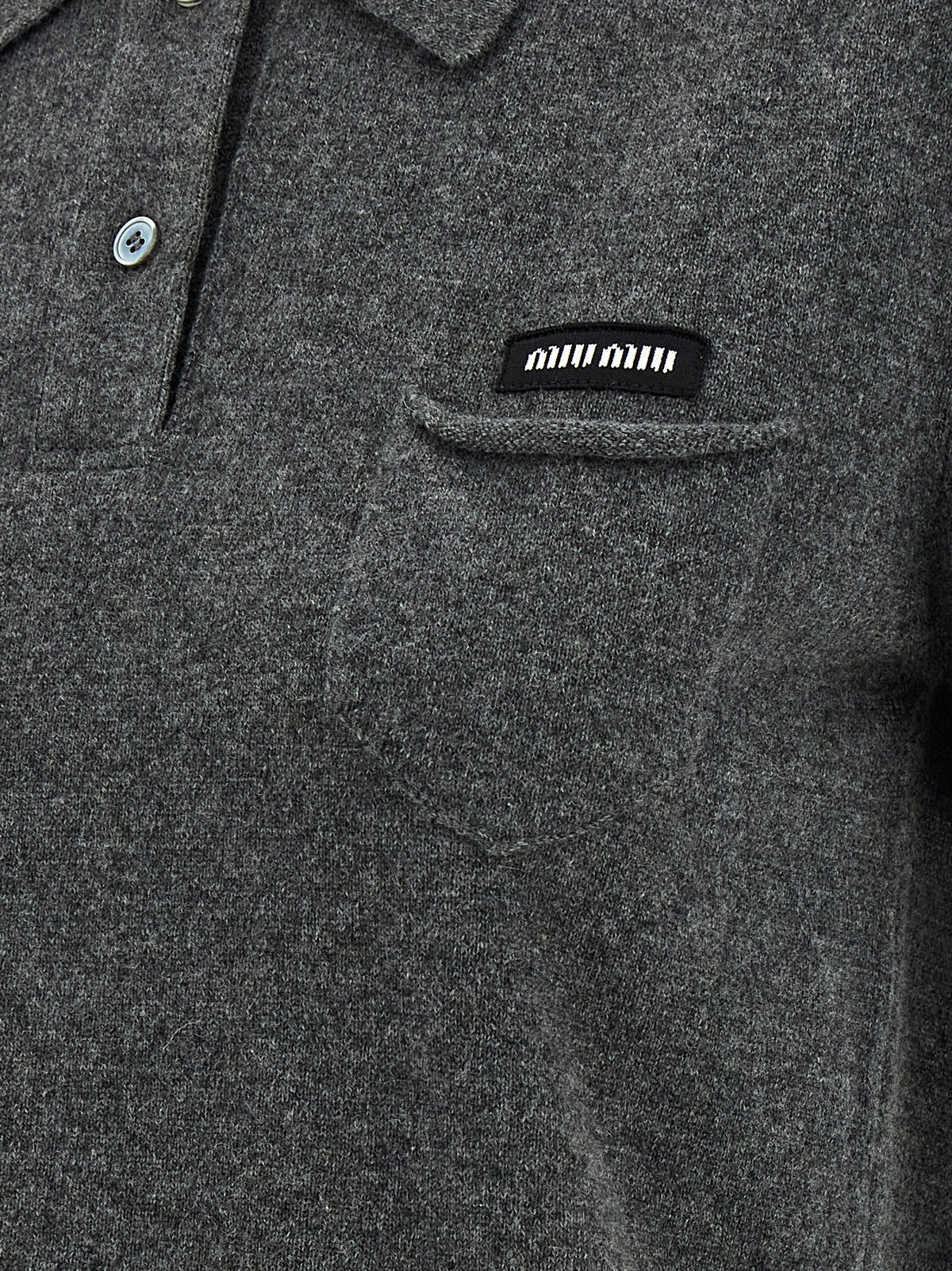 Miu Miu Cashmere Polo Shirt