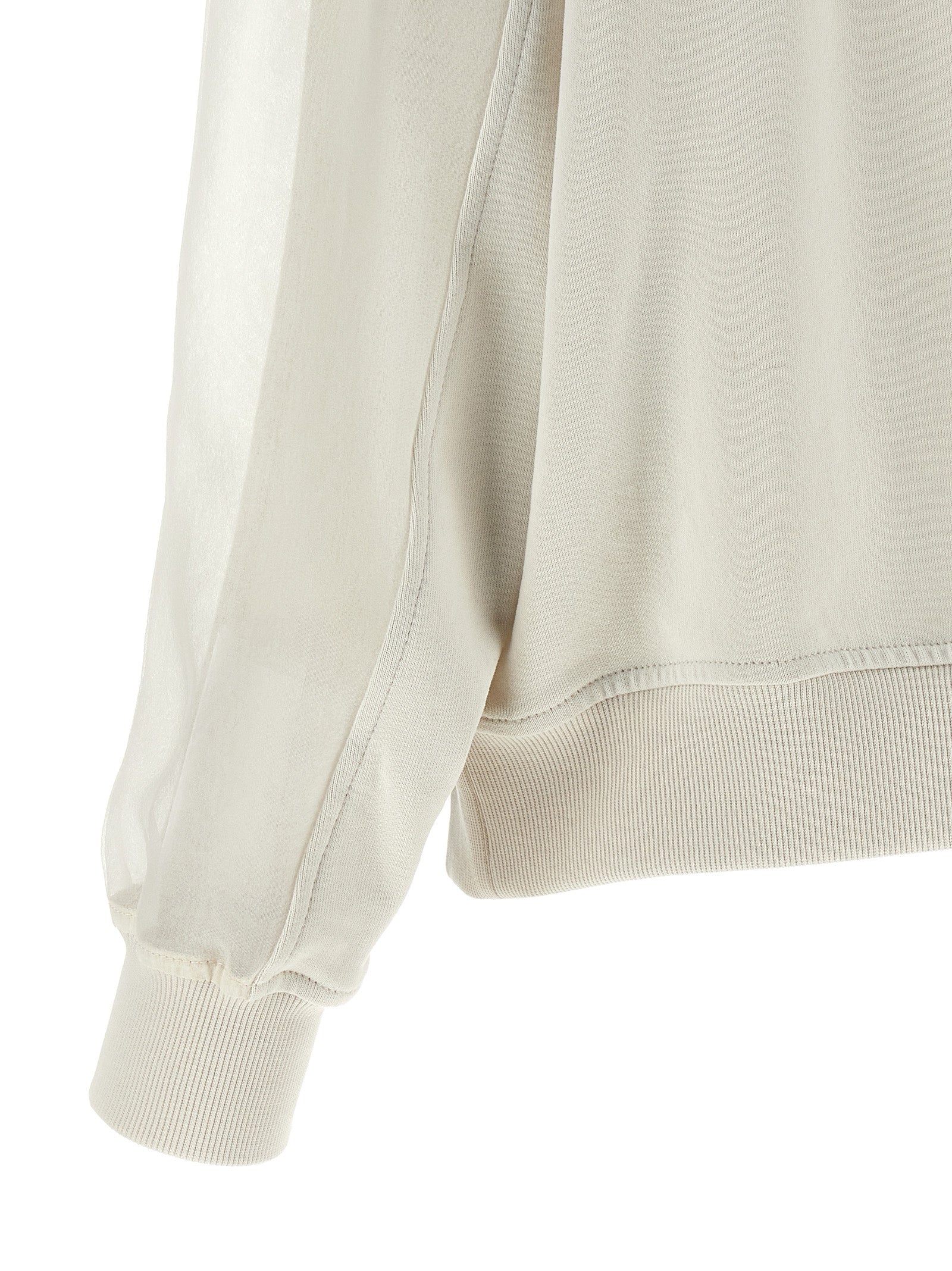 Brunello Cucinelli Organza And 'Monile' Sweatshirt
