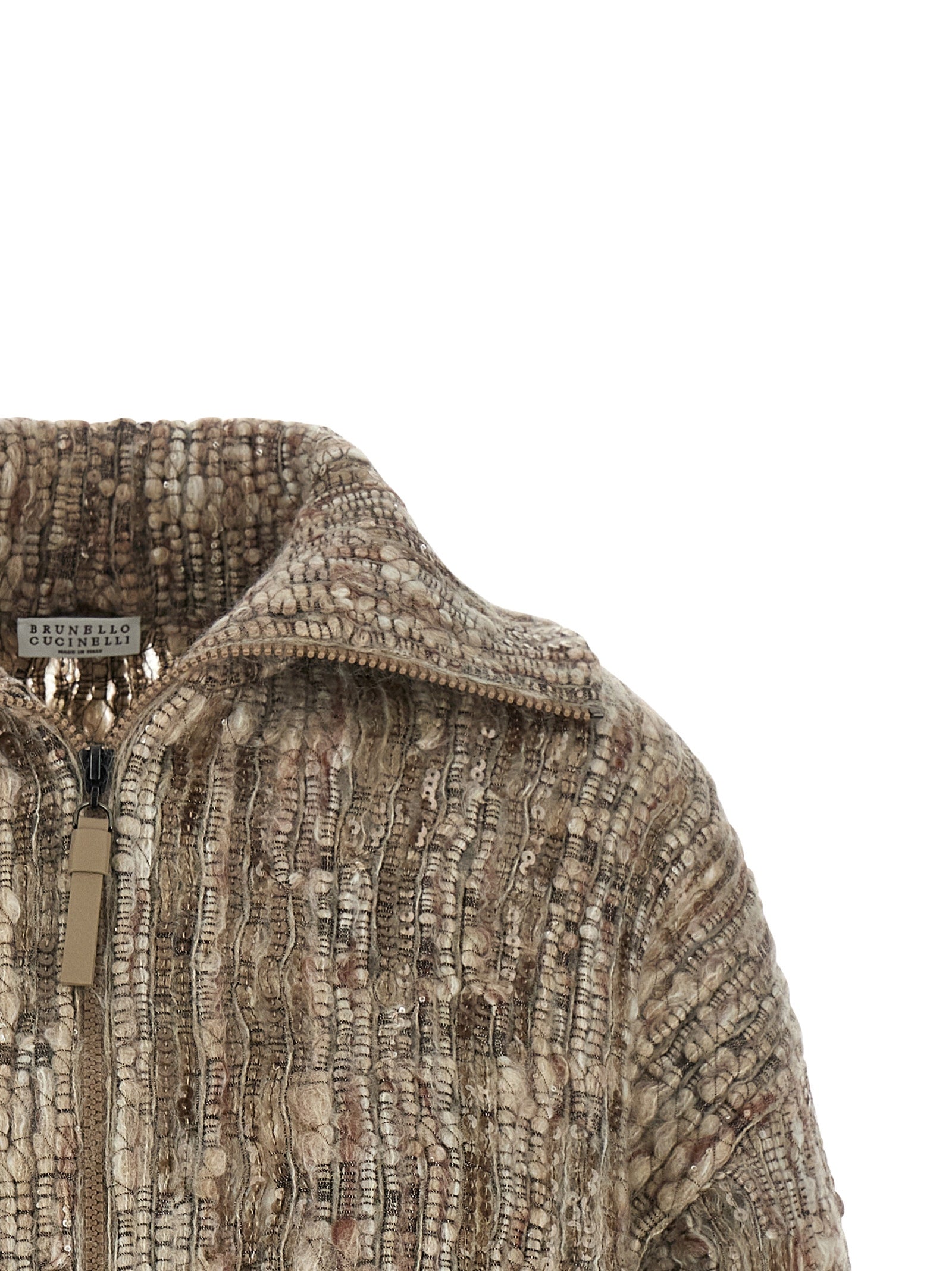 Brunello Cucinelli Tweed Cardigan