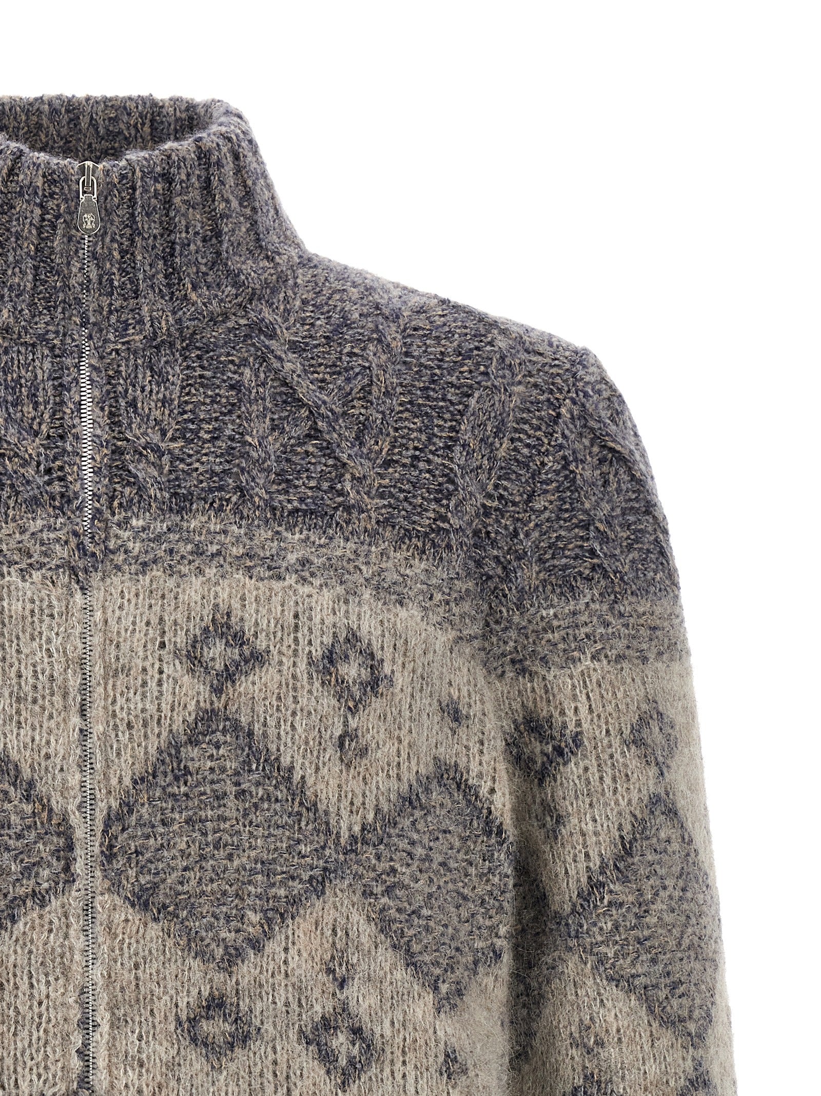 Brunello Cucinelli Chiné Yarn Cardigan
