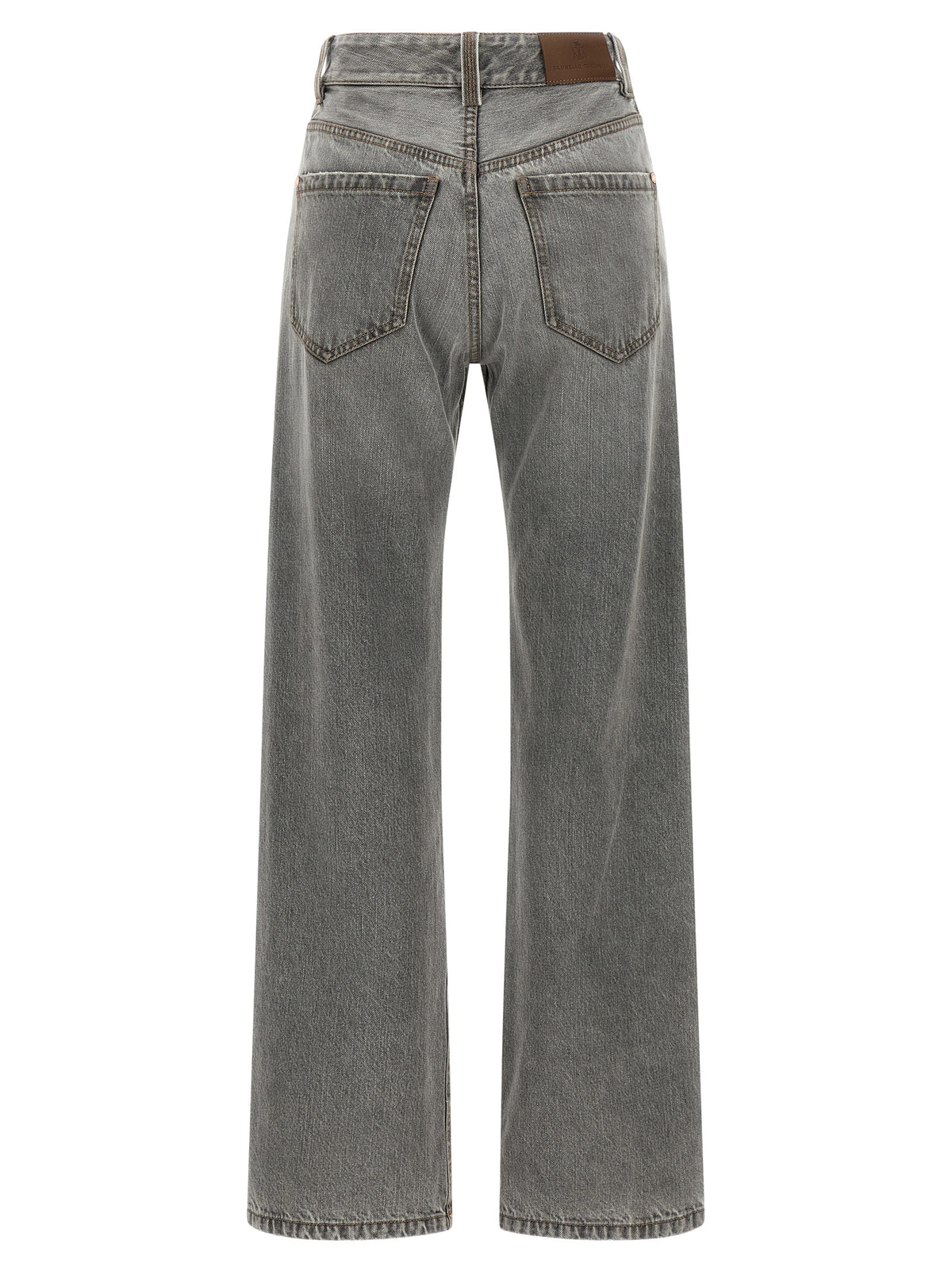 Brunello Cucinelli Grey 'Contemporary Loose' Jeans