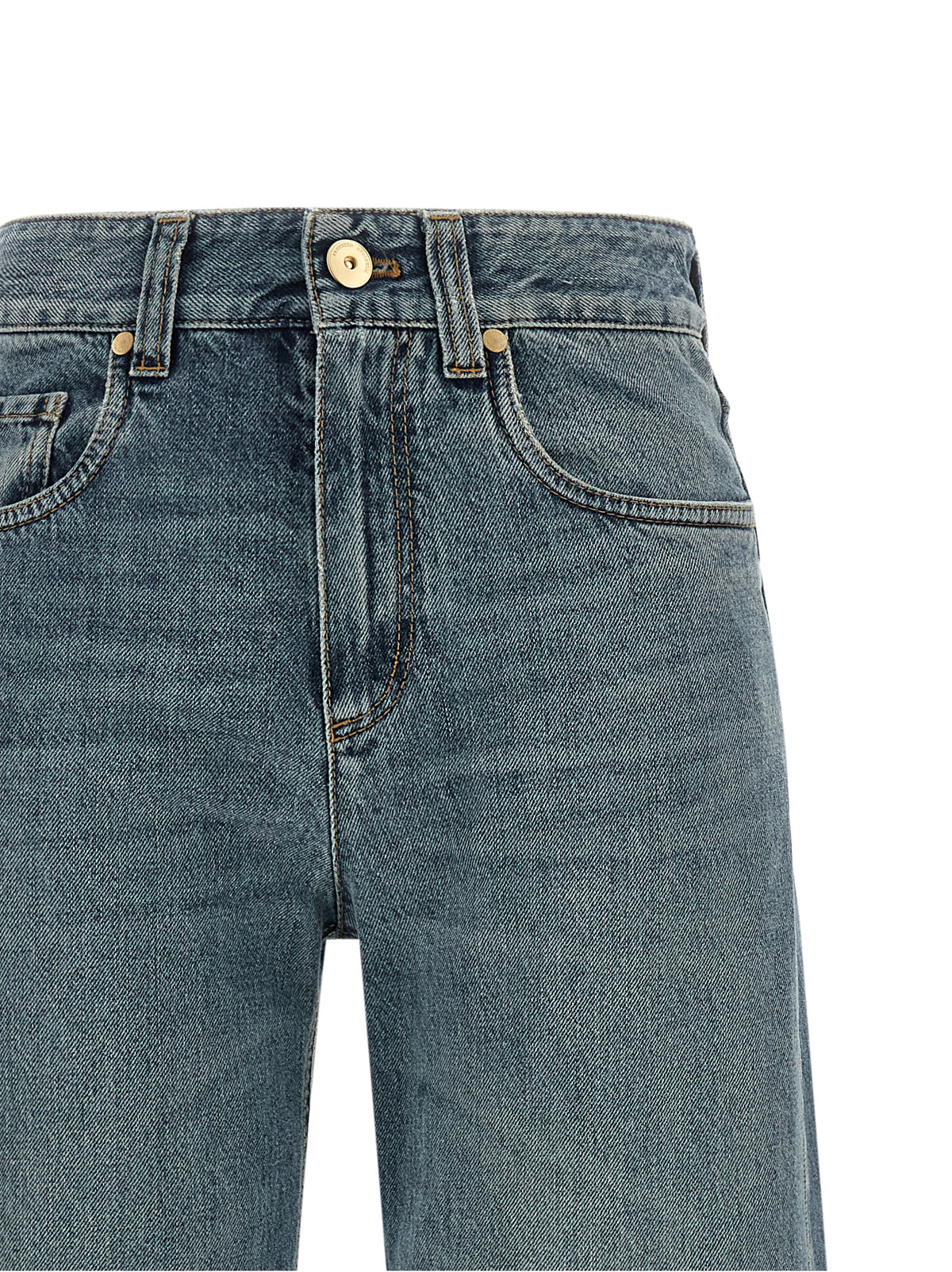 Brunello Cucinelli 'Contemporary Loose' Blue Jeans