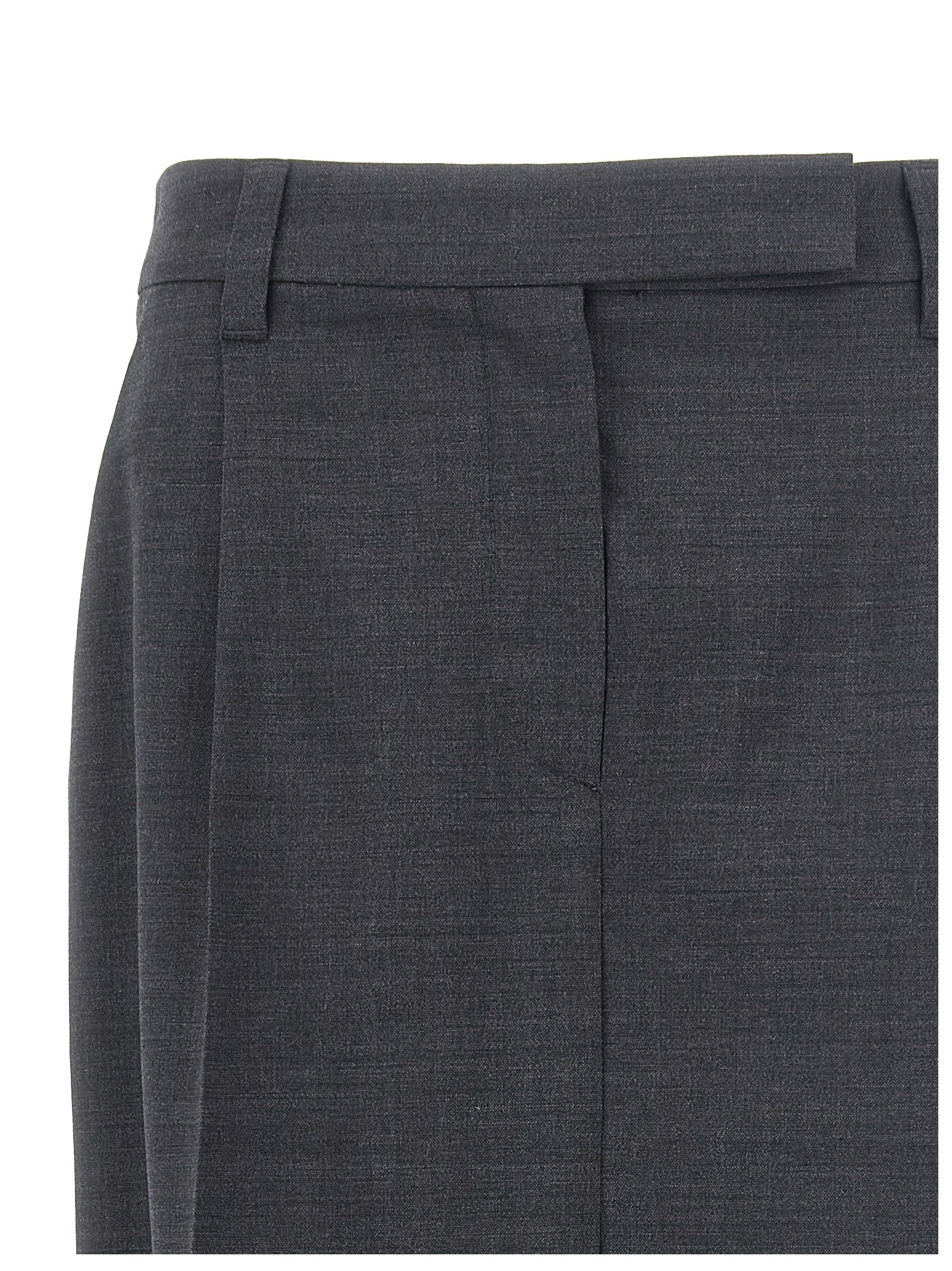 Brunello Cucinelli Pin Tuck Maxi Skirt