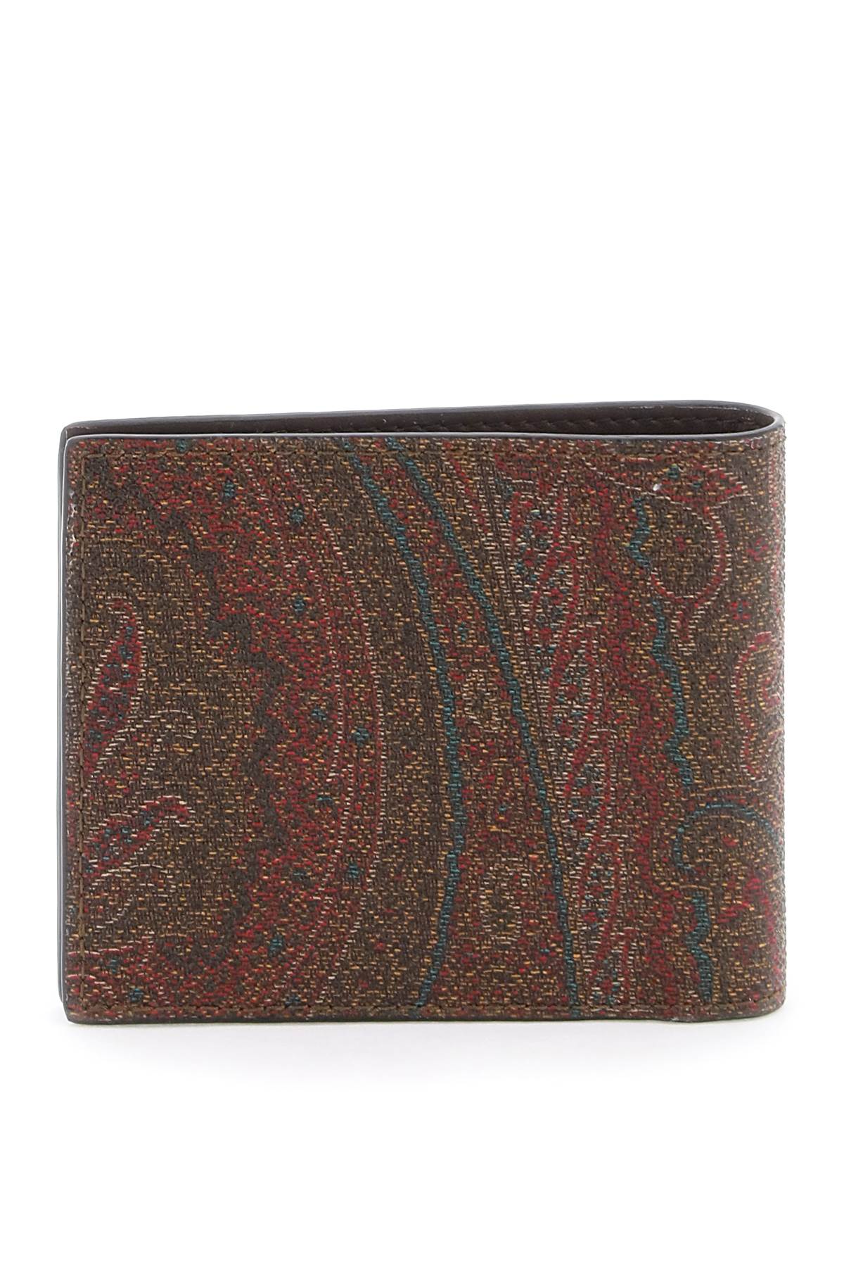 Etro Paisley Bifold Wallet With Pegaso Logo