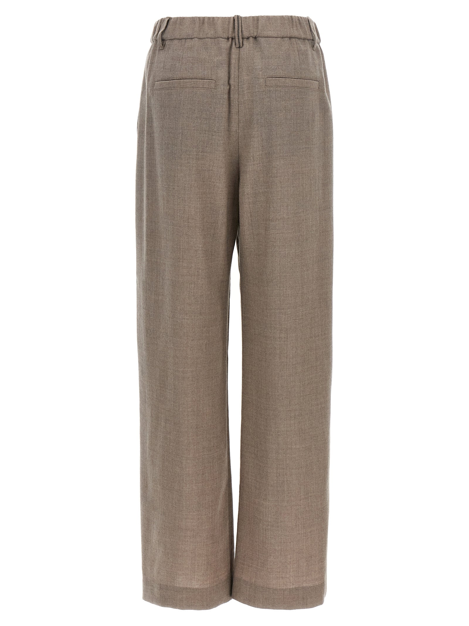 Brunello Cucinelli Light Pants With Pleats
