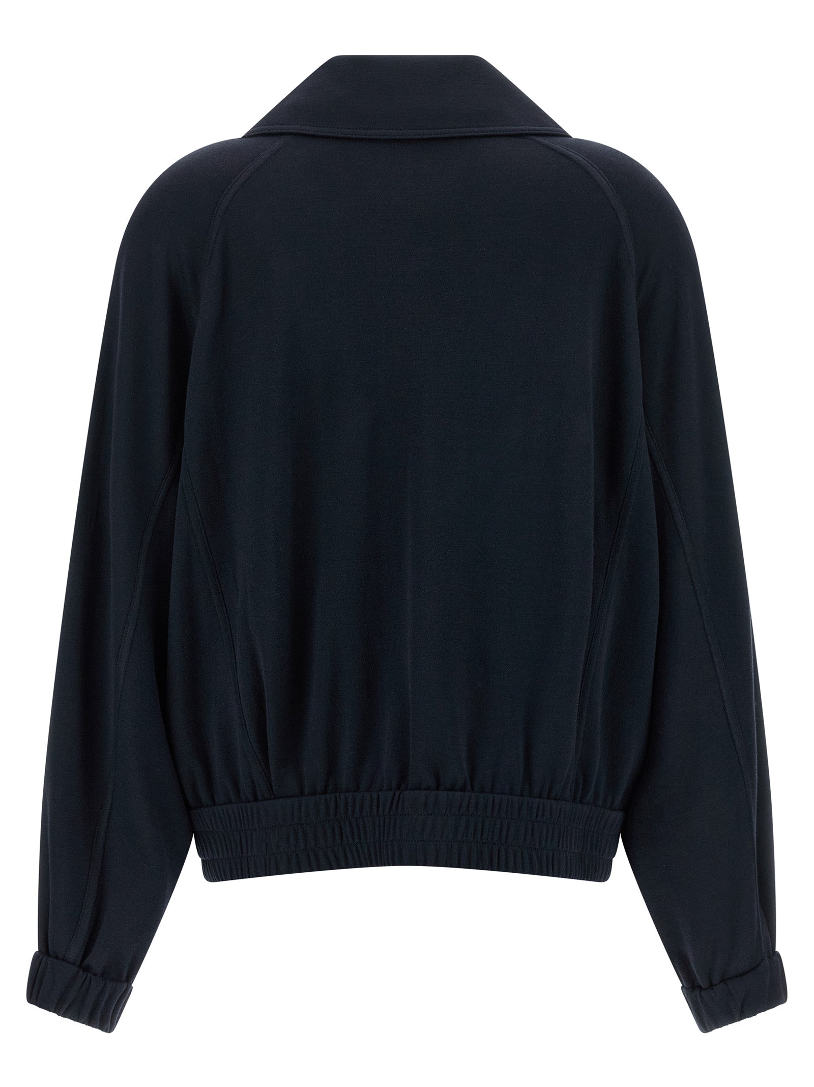 Brunello Cucinelli 'Shiny Zipper Pull' Sweatshirt