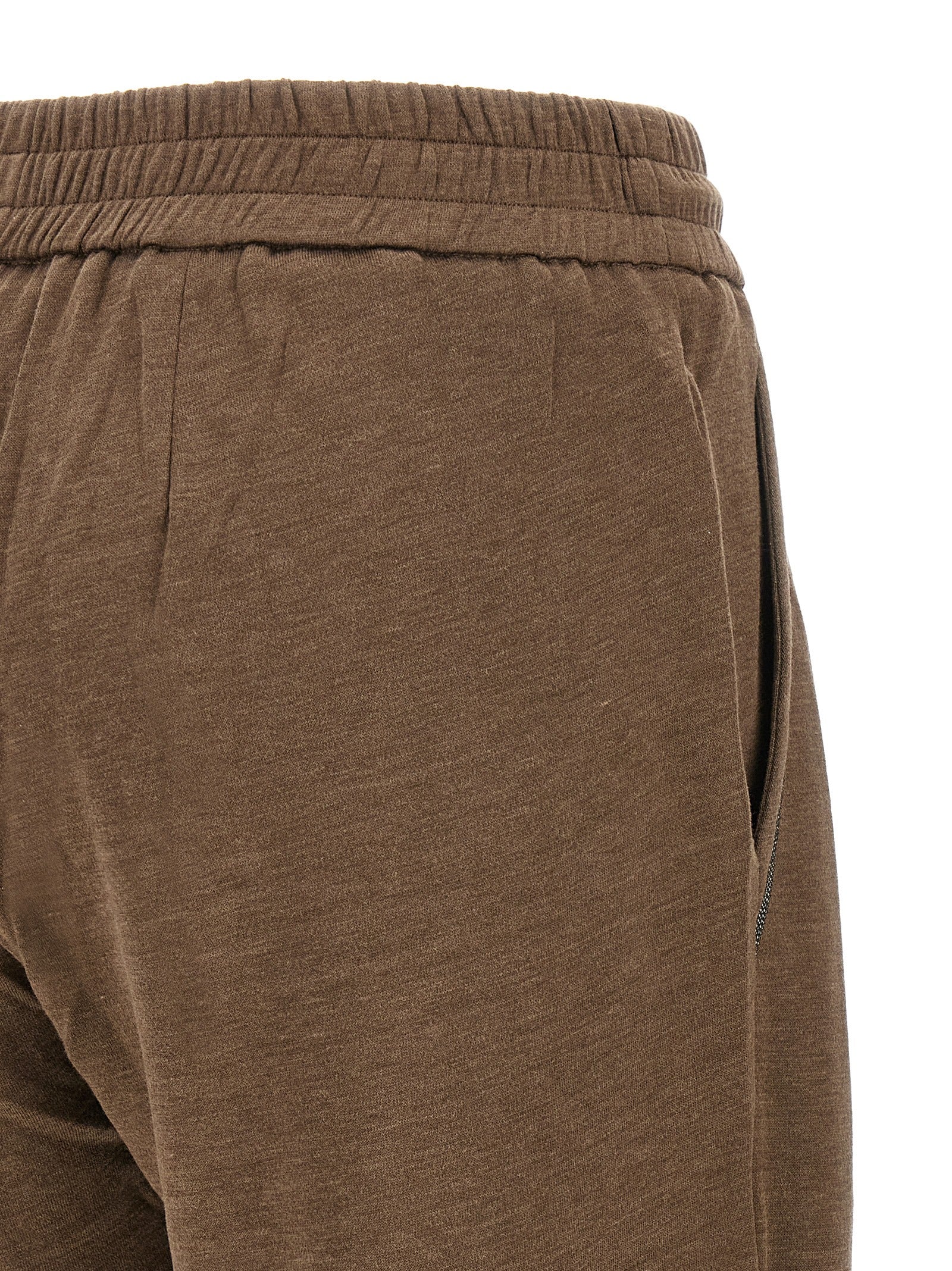 Brunello Cucinelli 'Shiny Pocket Detail' Joggers