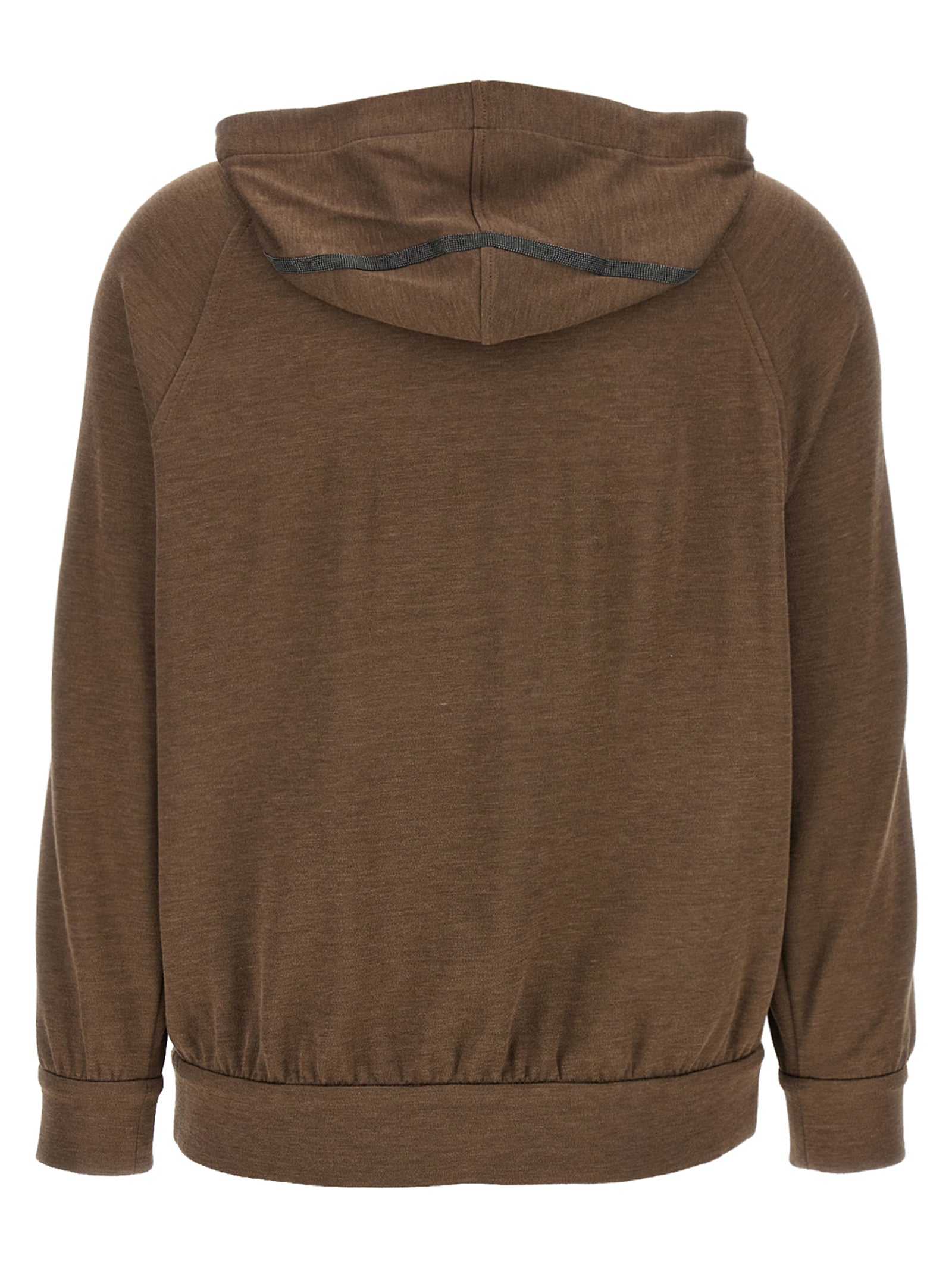 Brunello Cucinelli 'Shiny Trims' Hoodie