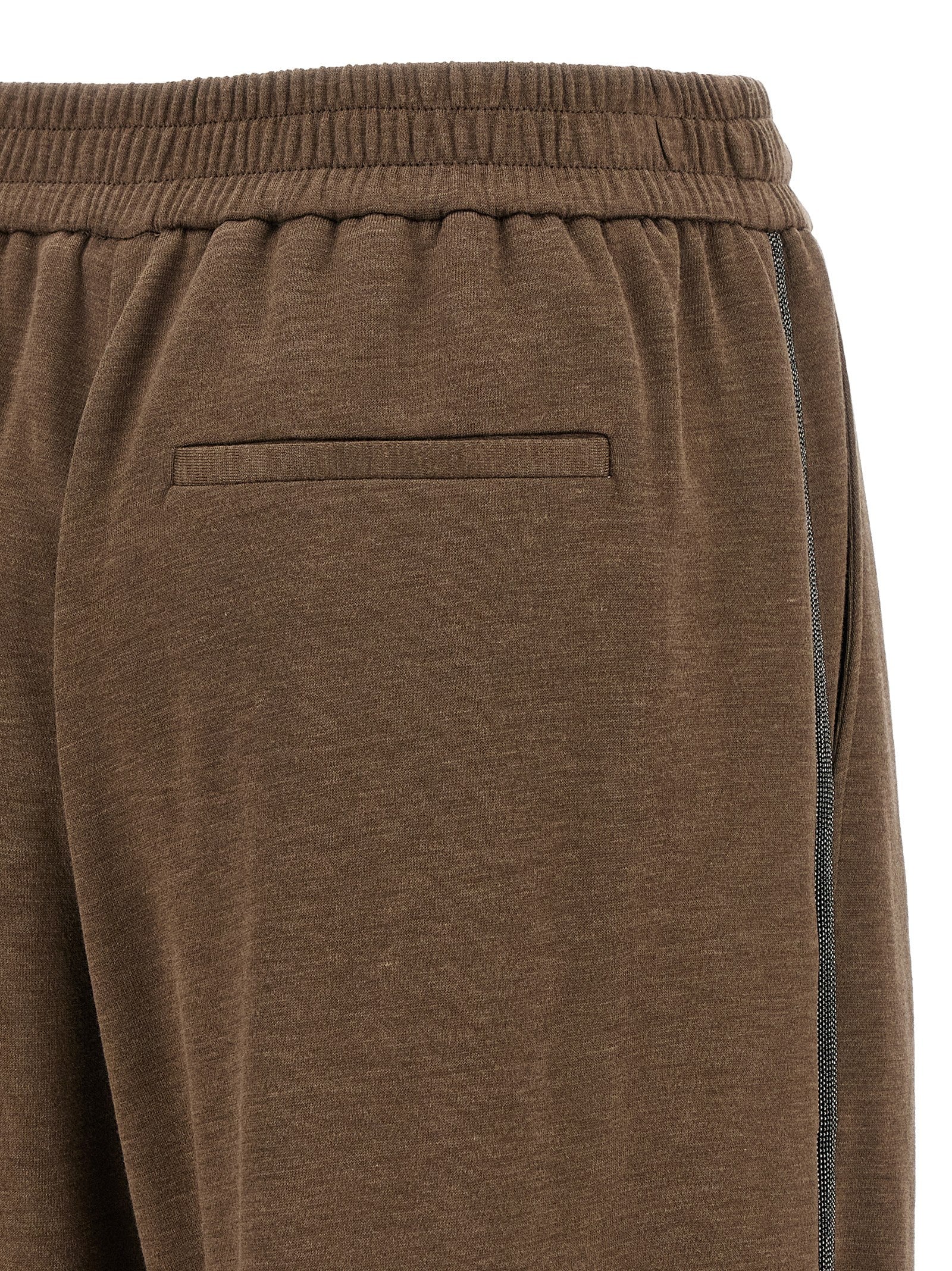 Brunello Cucinelli 'Shiny Trims' Joggers
