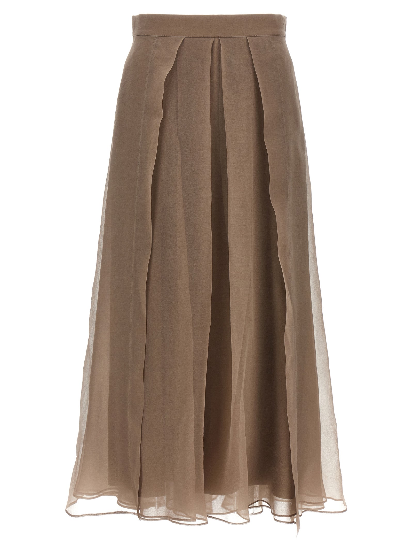 Brunello Cucinelli 'Paneled Circle' Skirt