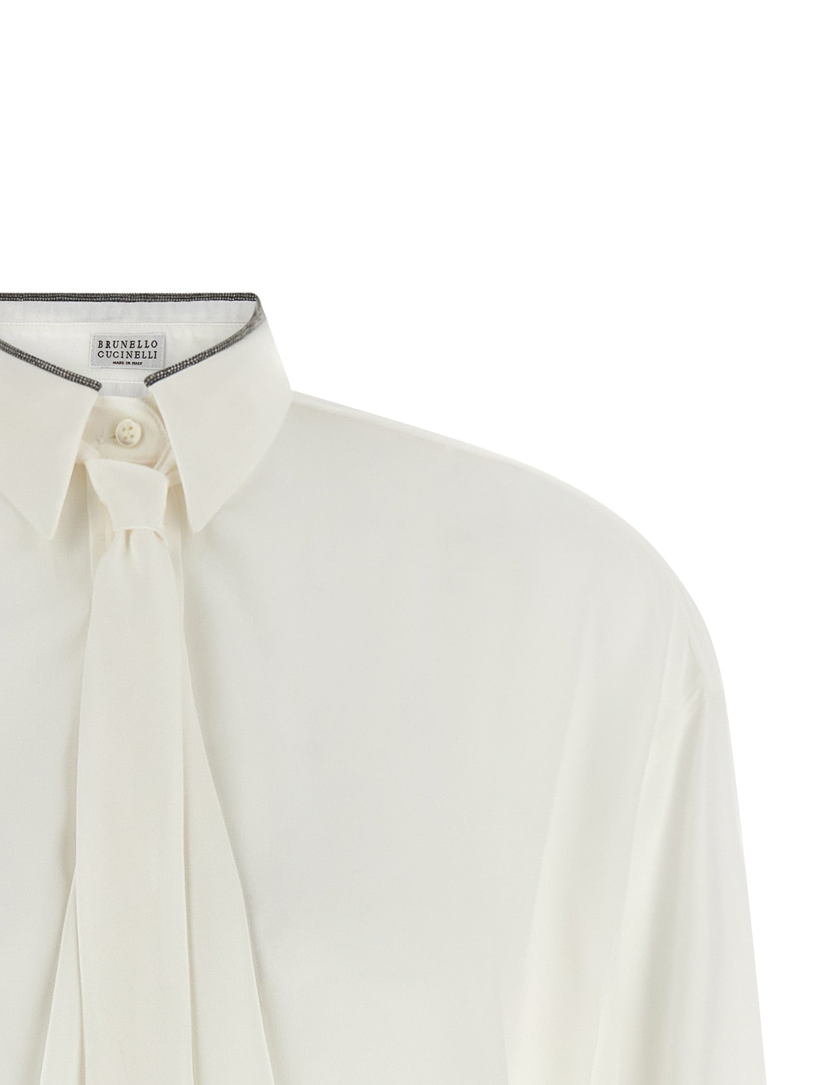 Brunello Cucinelli 'Shiny Collar' Shirt