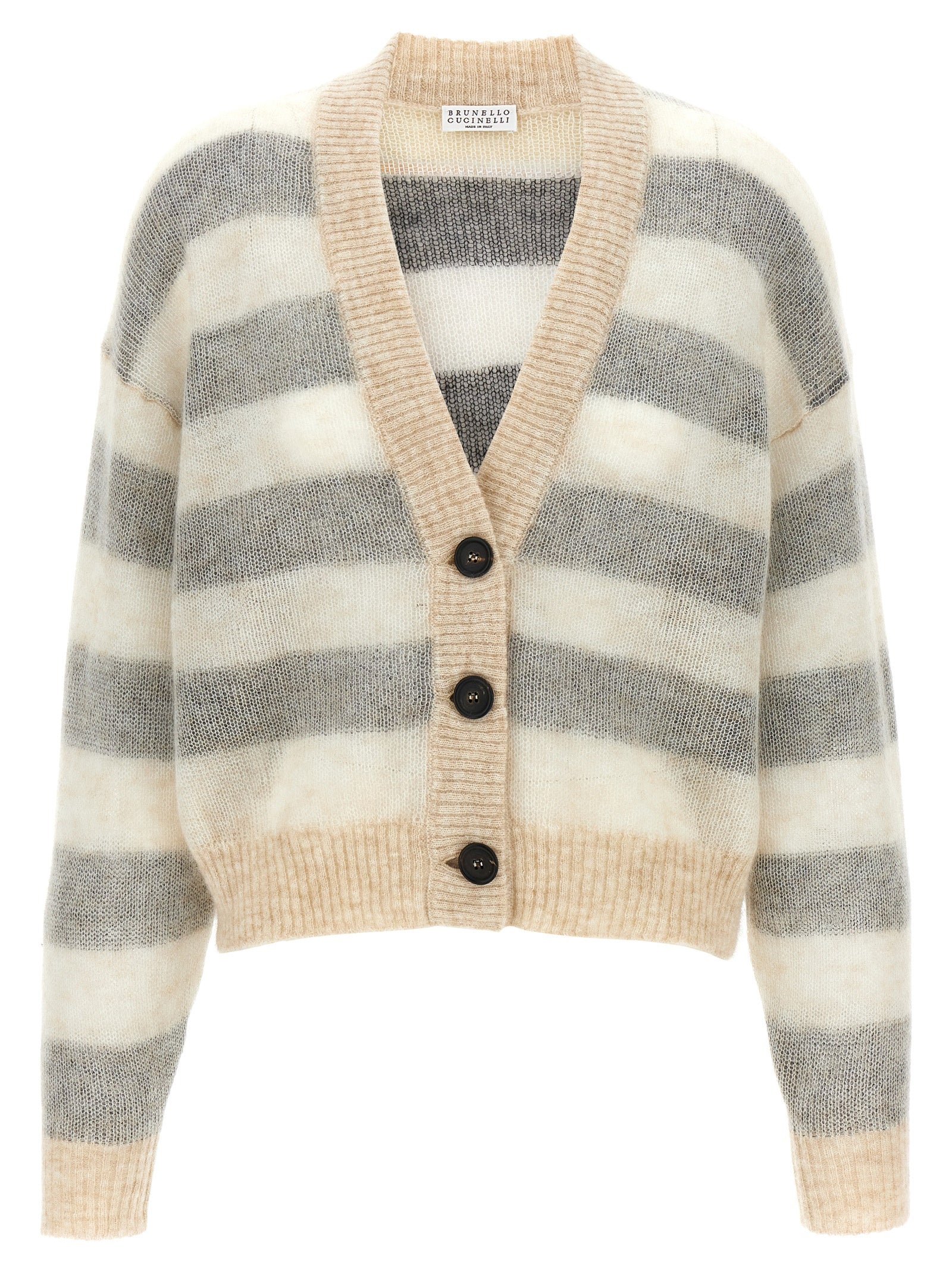 Brunello Cucinelli Striped Cardigan