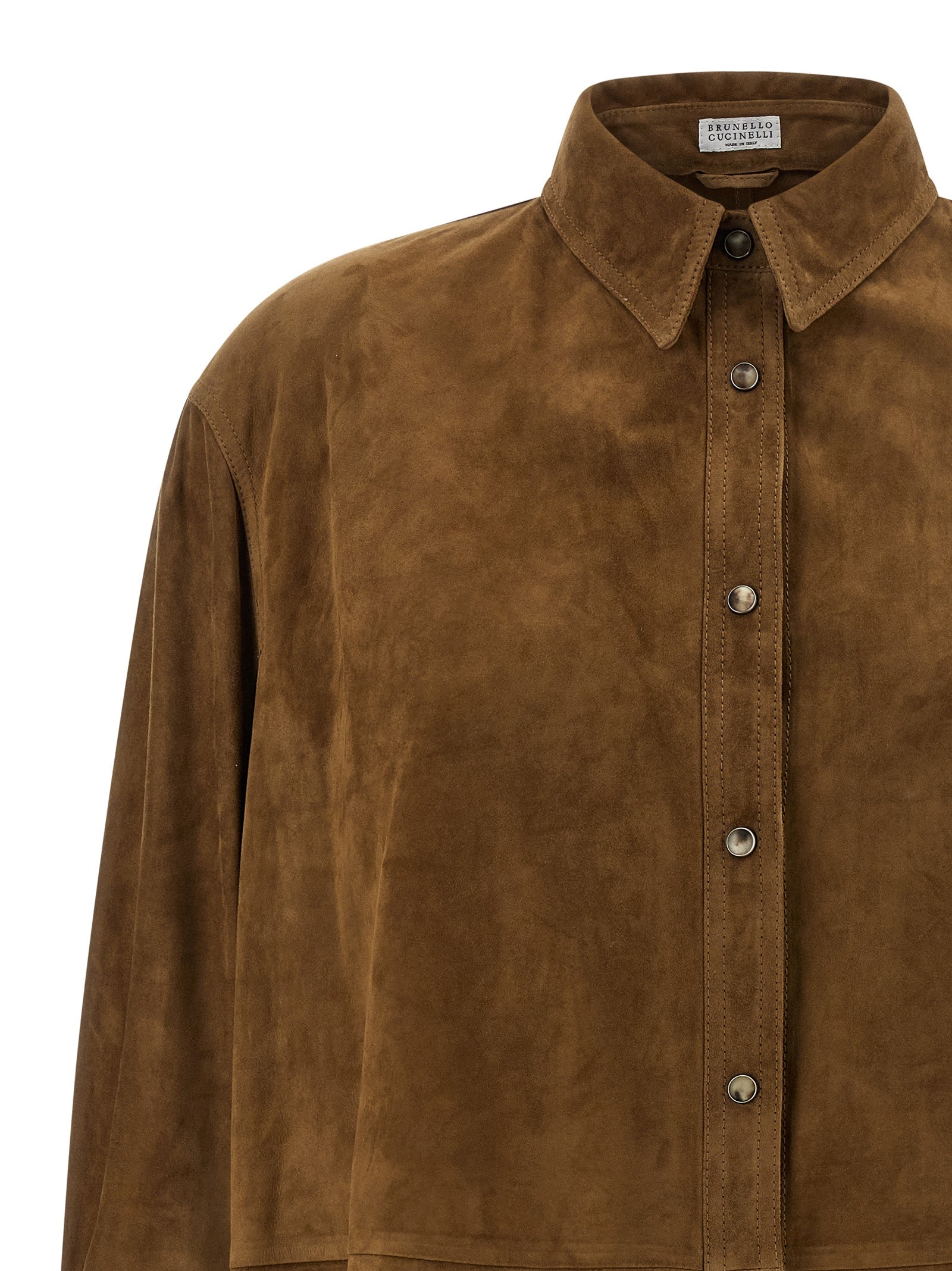 Brunello Cucinelli Suede Shirt