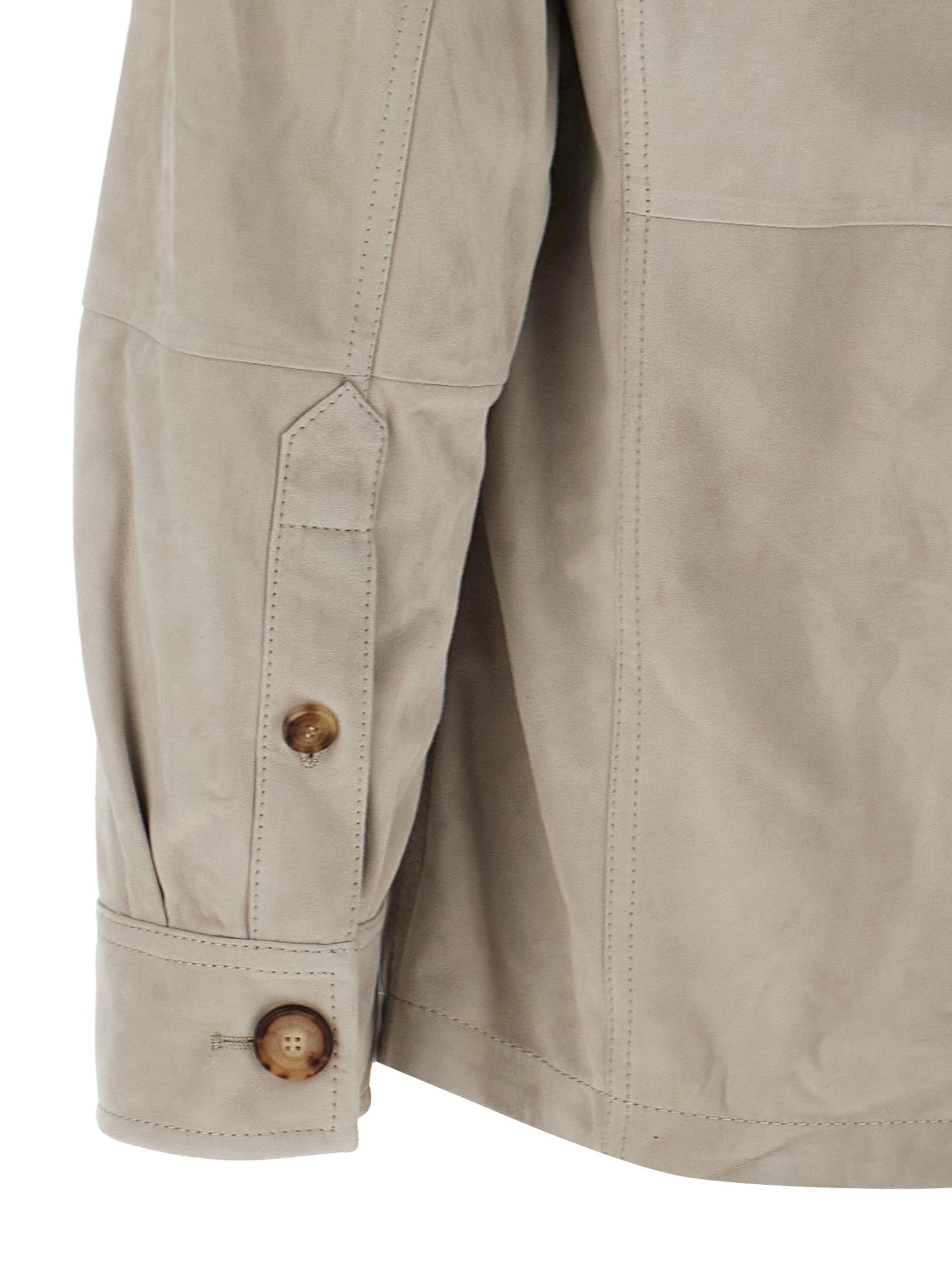 Brunello Cucinelli Suede Saharan Jacket