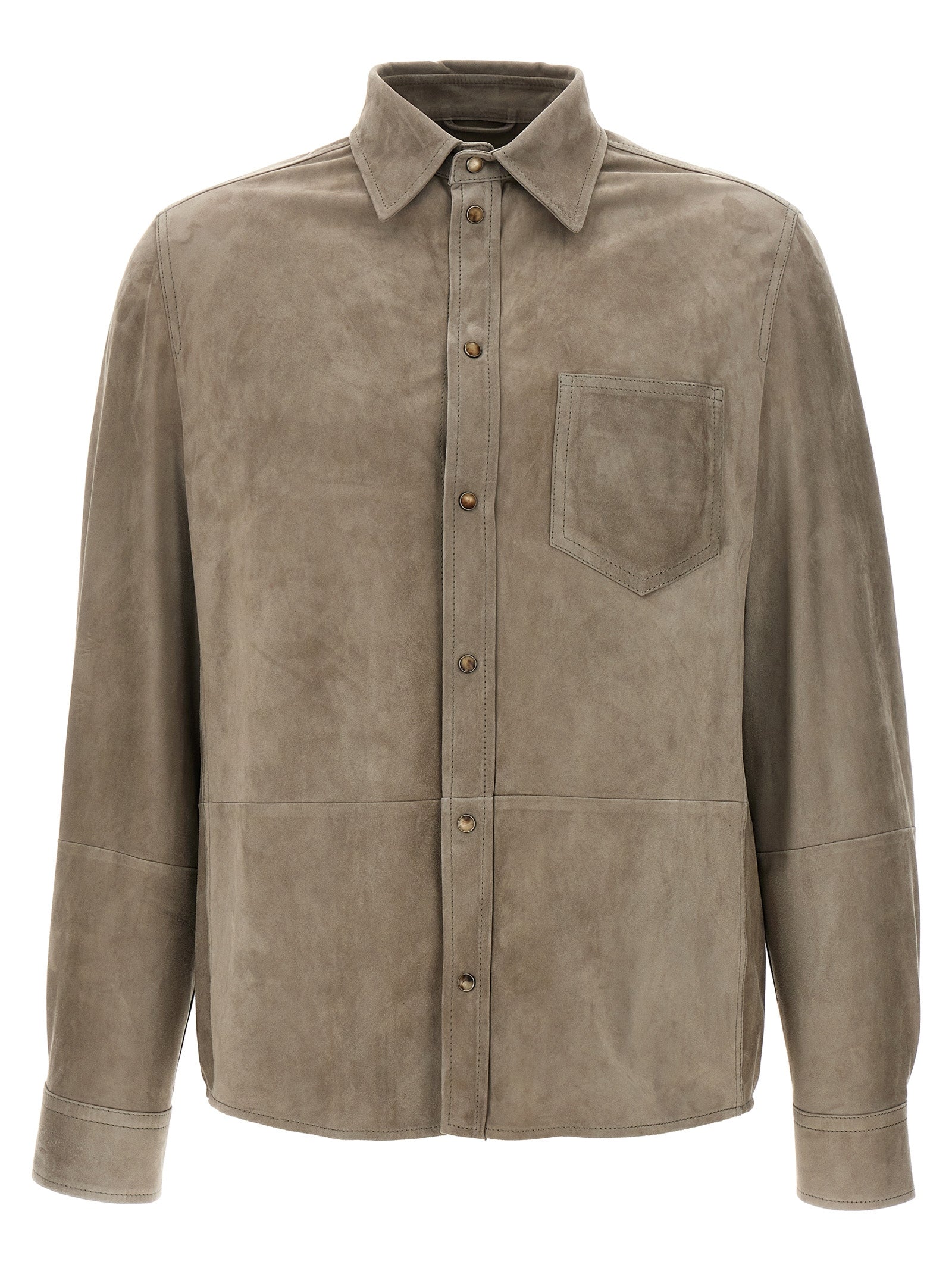 Brunello Cucinelli Suede Shirt