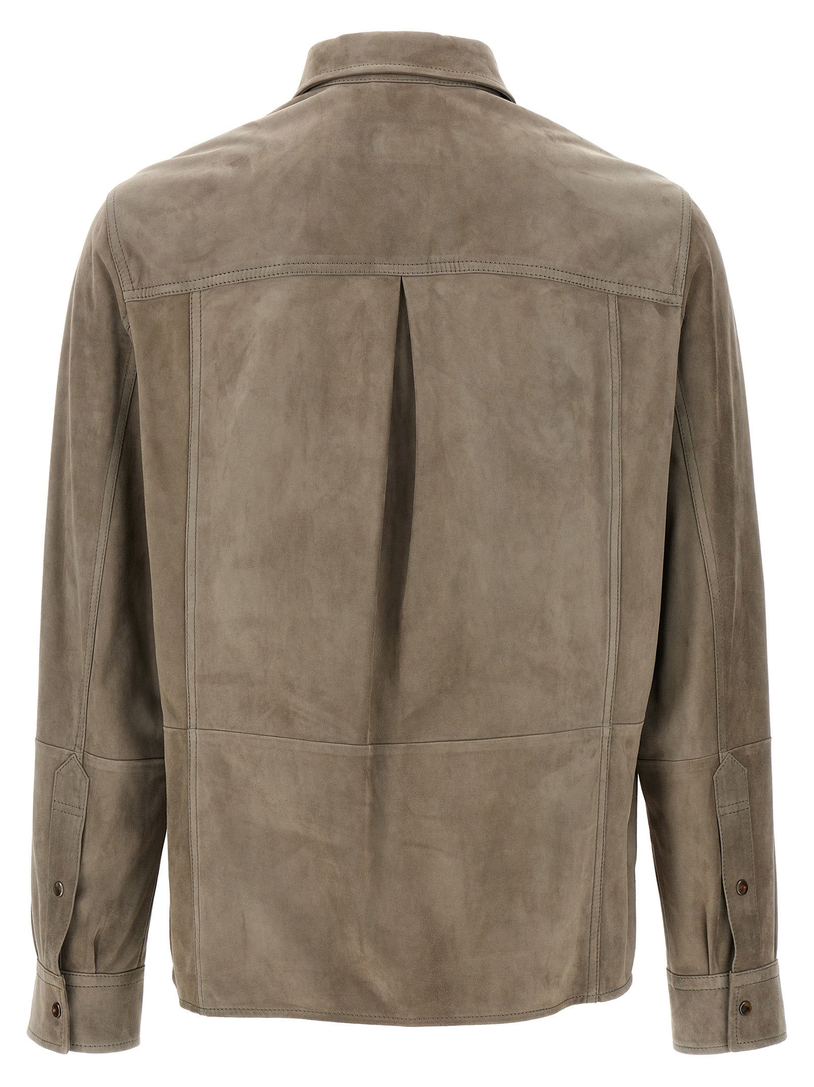 Brunello Cucinelli Suede Shirt