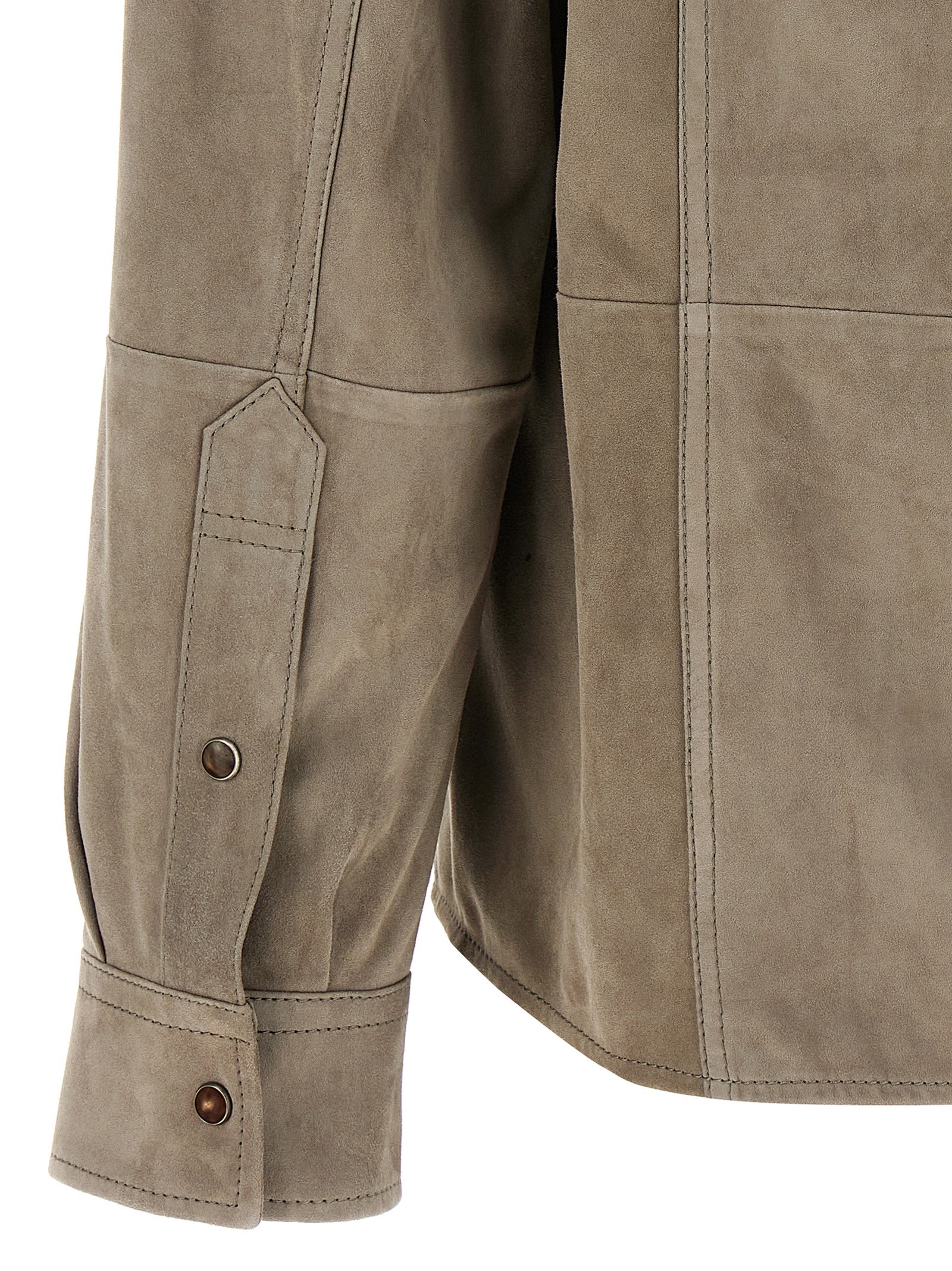 Brunello Cucinelli Suede Shirt