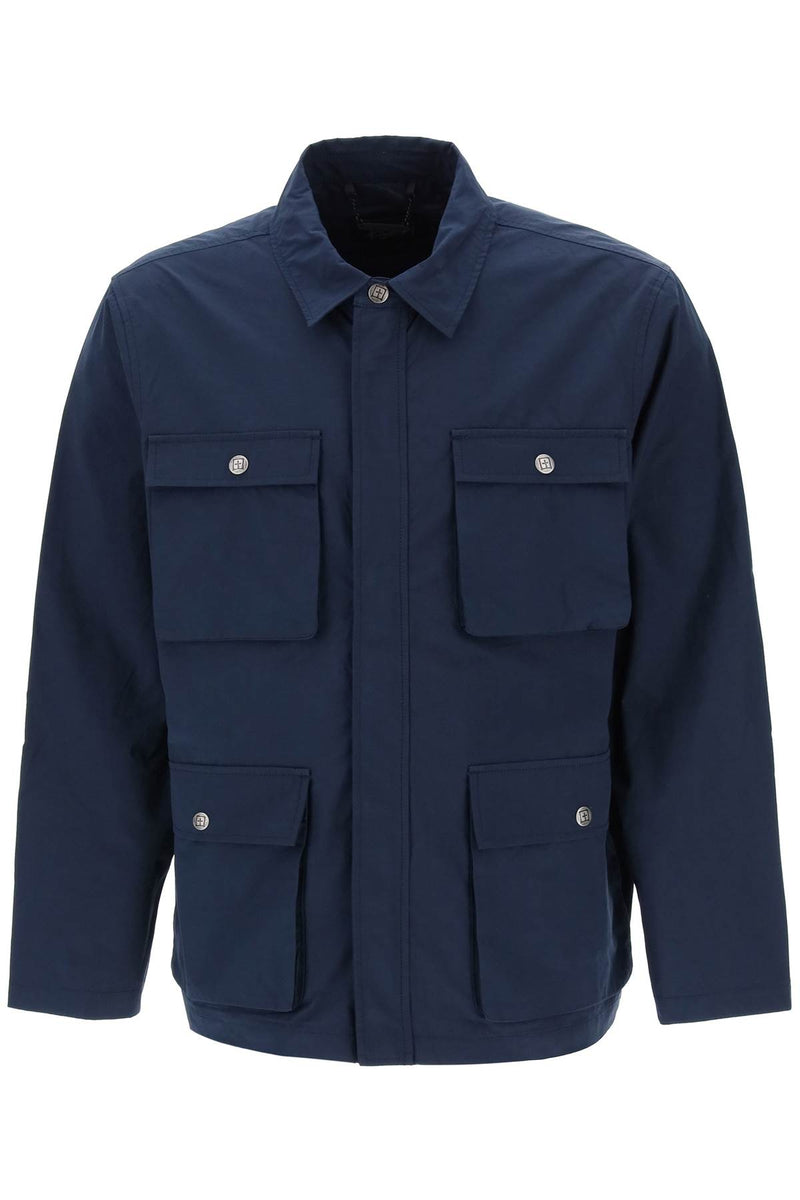 Ksubi 'Detonate' Technical Cotton Jacket Blue