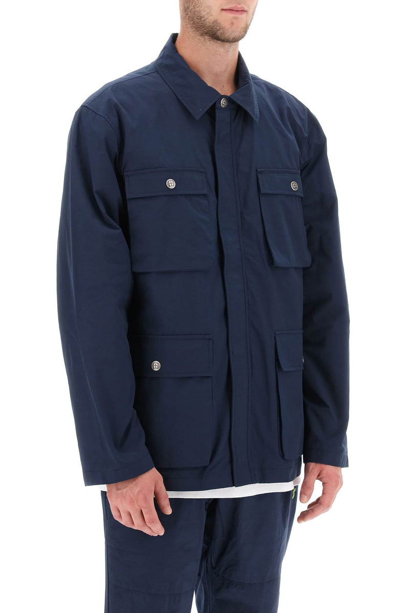 Ksubi 'Detonate' Technical Cotton Jacket Blue